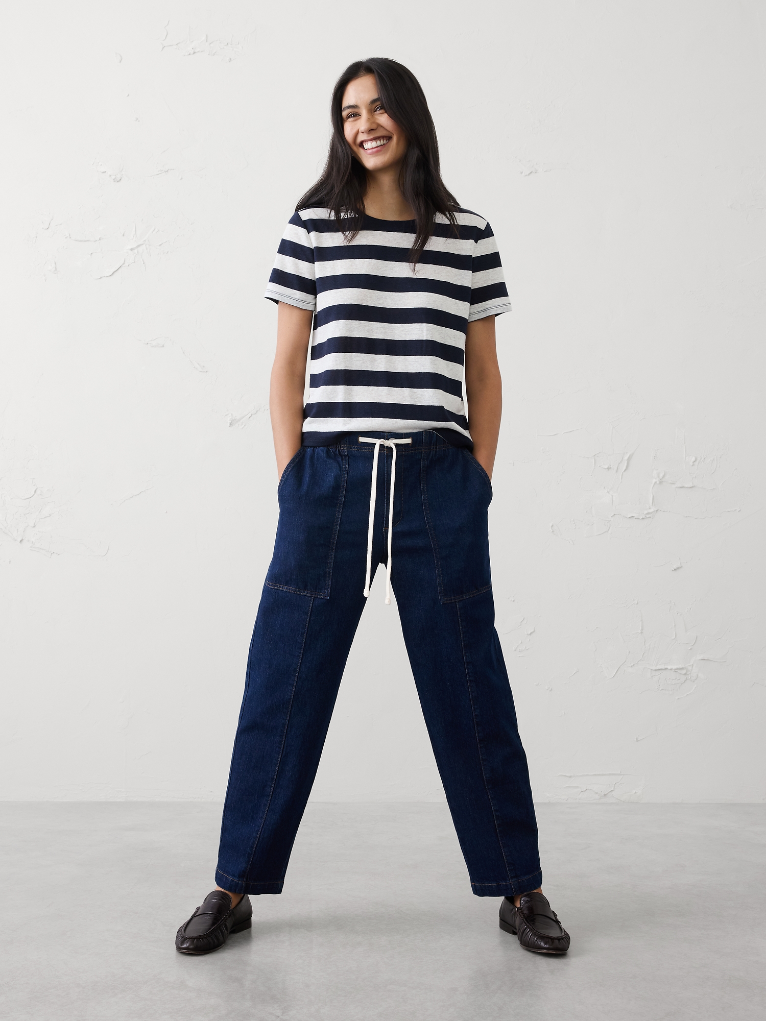 Image number 1 showing, Linen-Blend T-Shirt