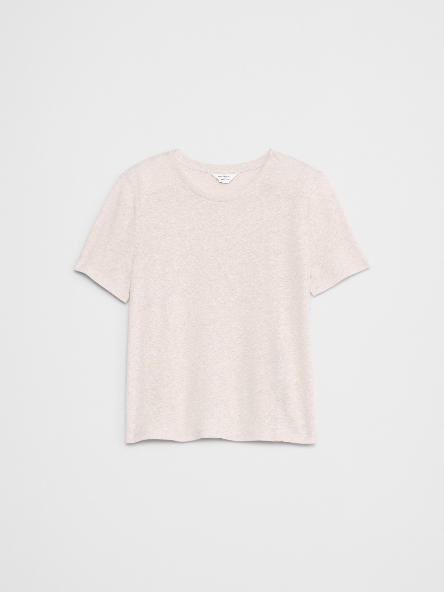 L'image numéro 4 présente T-shirt en mélange de lin