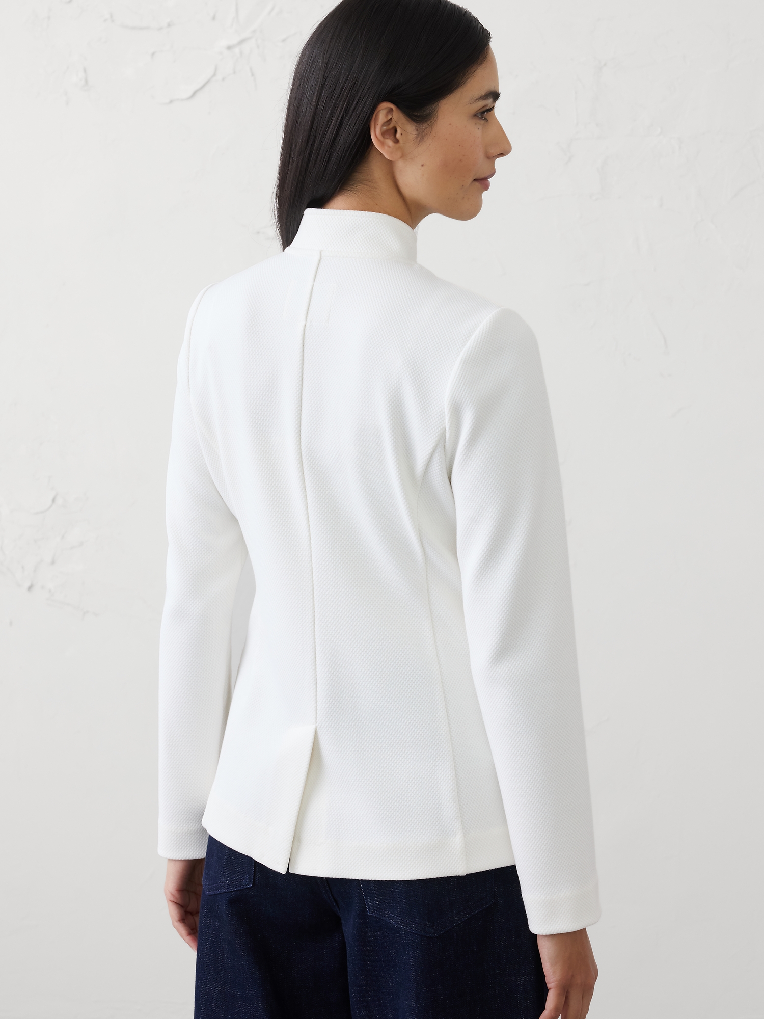 Image number 2 showing, Knit Pique Blazer