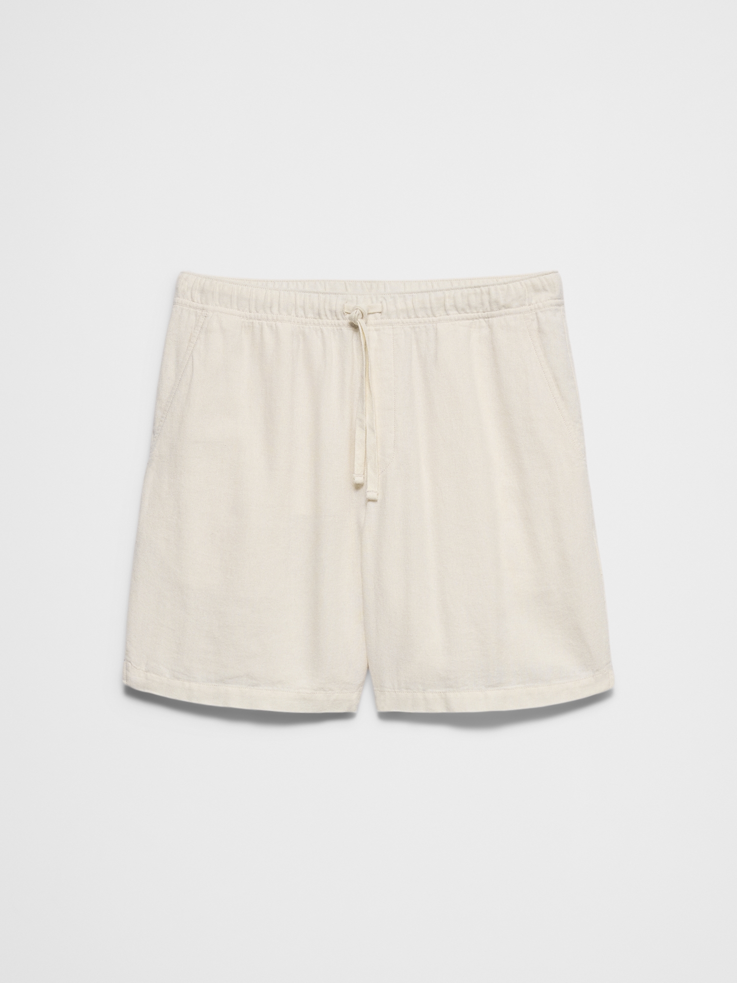 Image number 6 showing, Standard-Fit 7" Linen-Blend Short