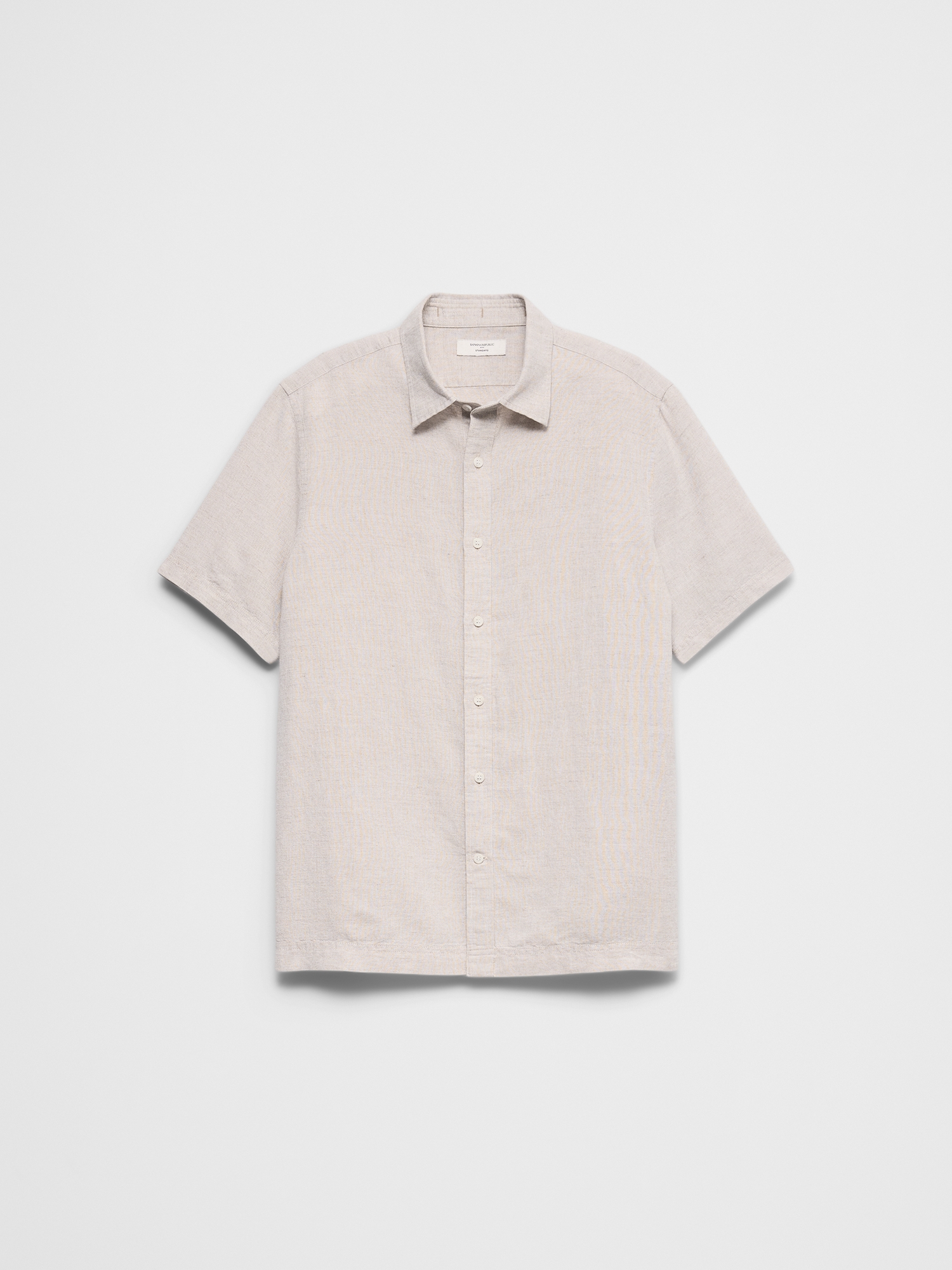 Image number 6 showing, Standard-Fit Linen-Blend Shirt