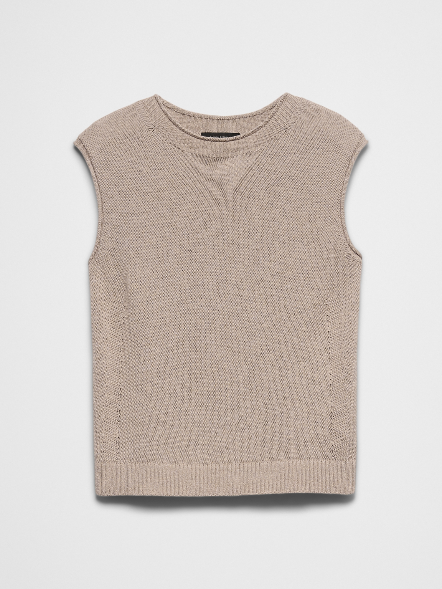 Image number 4 showing, Ramie-Cotton Sweater Tank