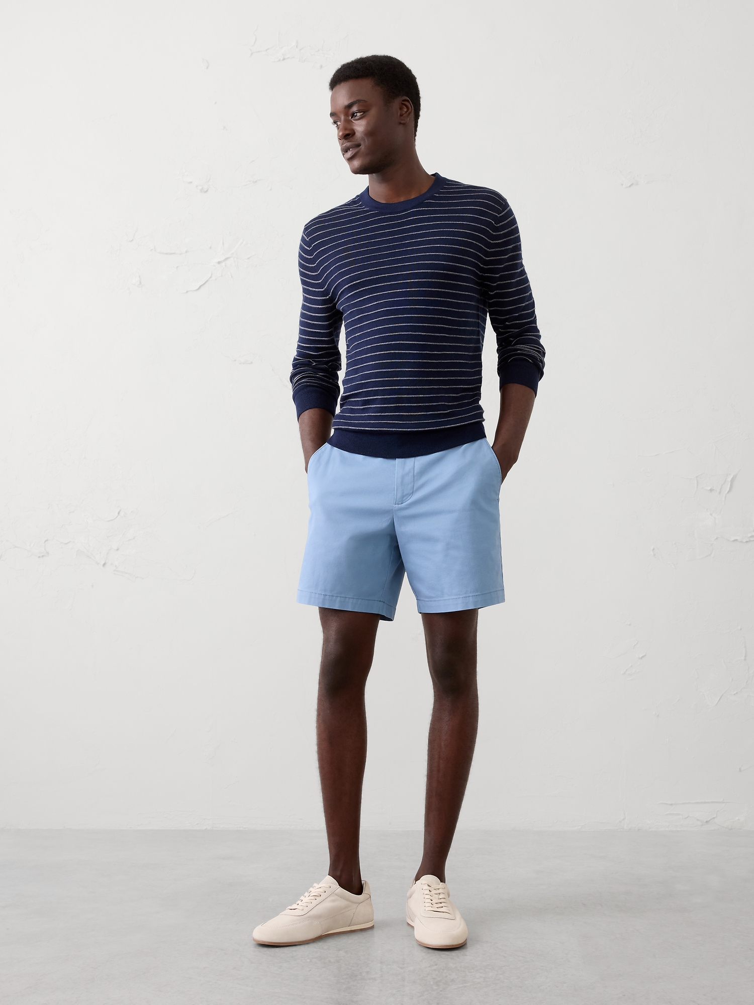 SHORT RODÉ COUPE ÉTROITE 18 CM