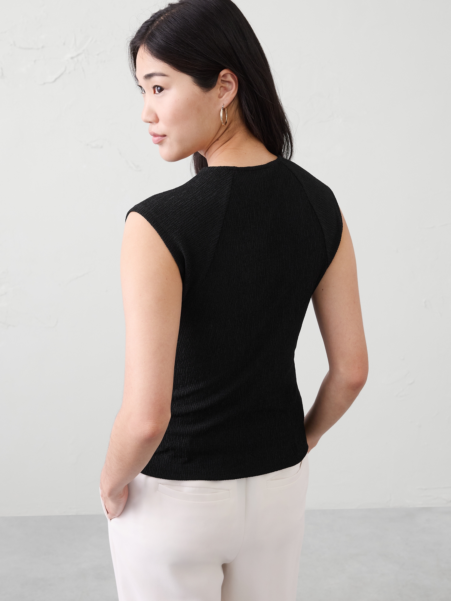 Image number 2 showing, Jacquard Crinkled Top