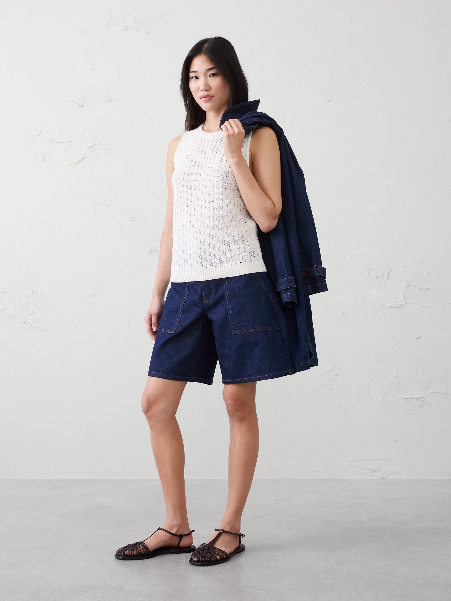 Image number 3 showing, Tape Yarn Sweater Tank