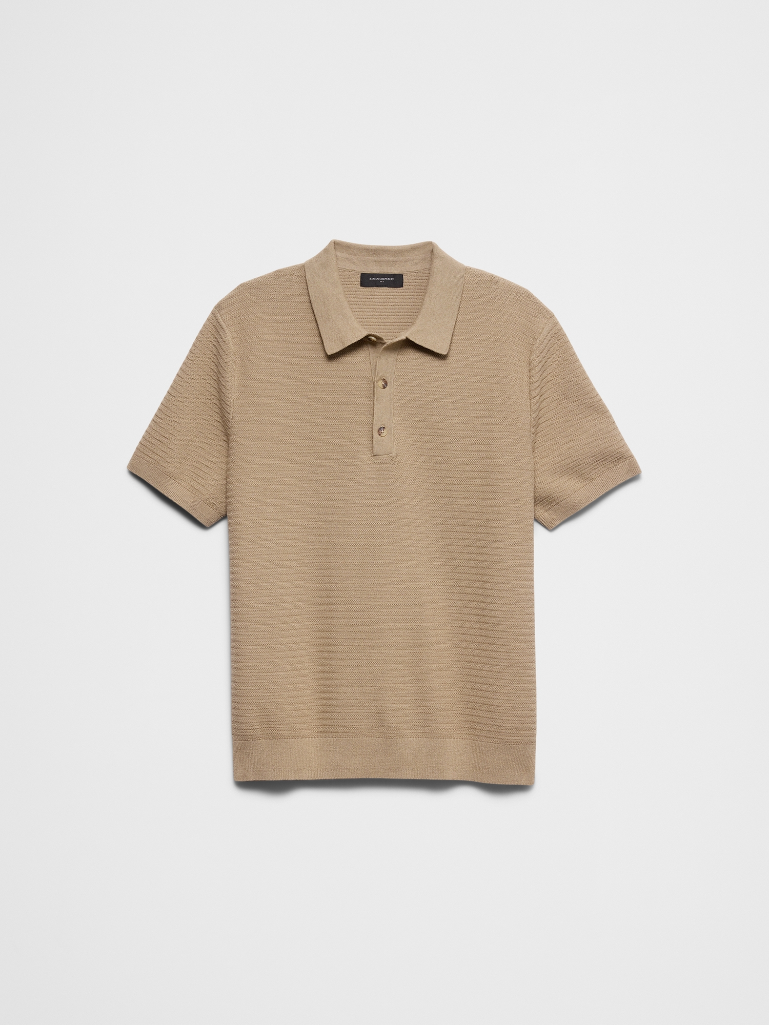 Image number 4 showing, Refined Textured Polo Sweater