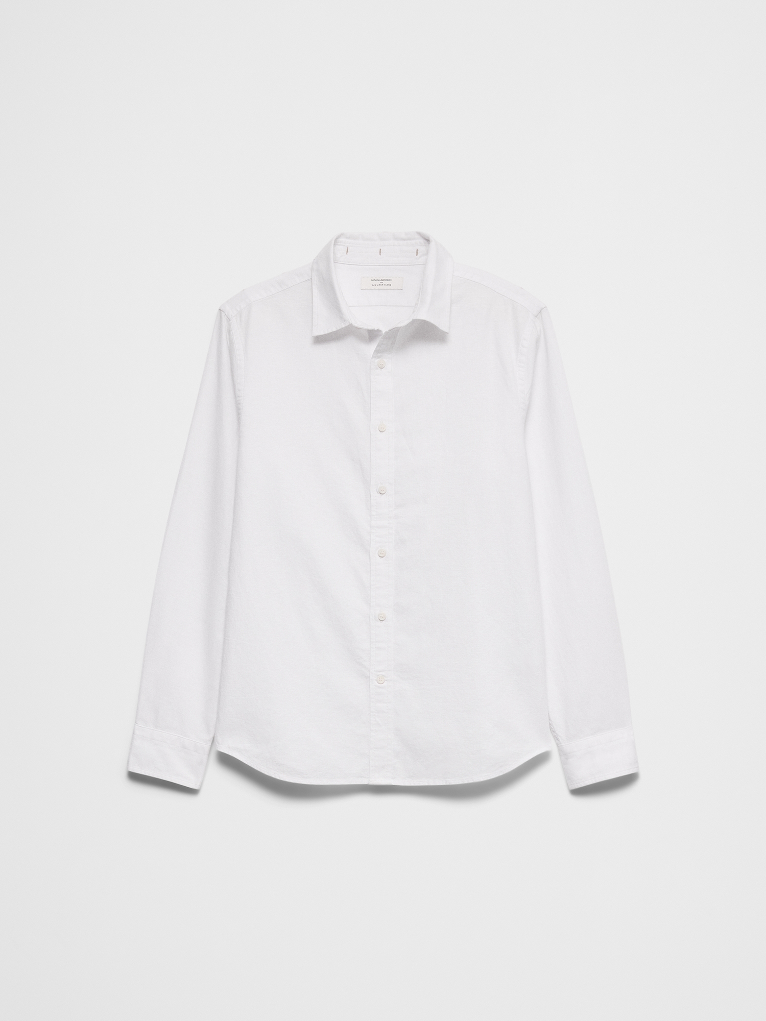 Image number 4 showing, Slim-Fit Linen-Blend Shirt