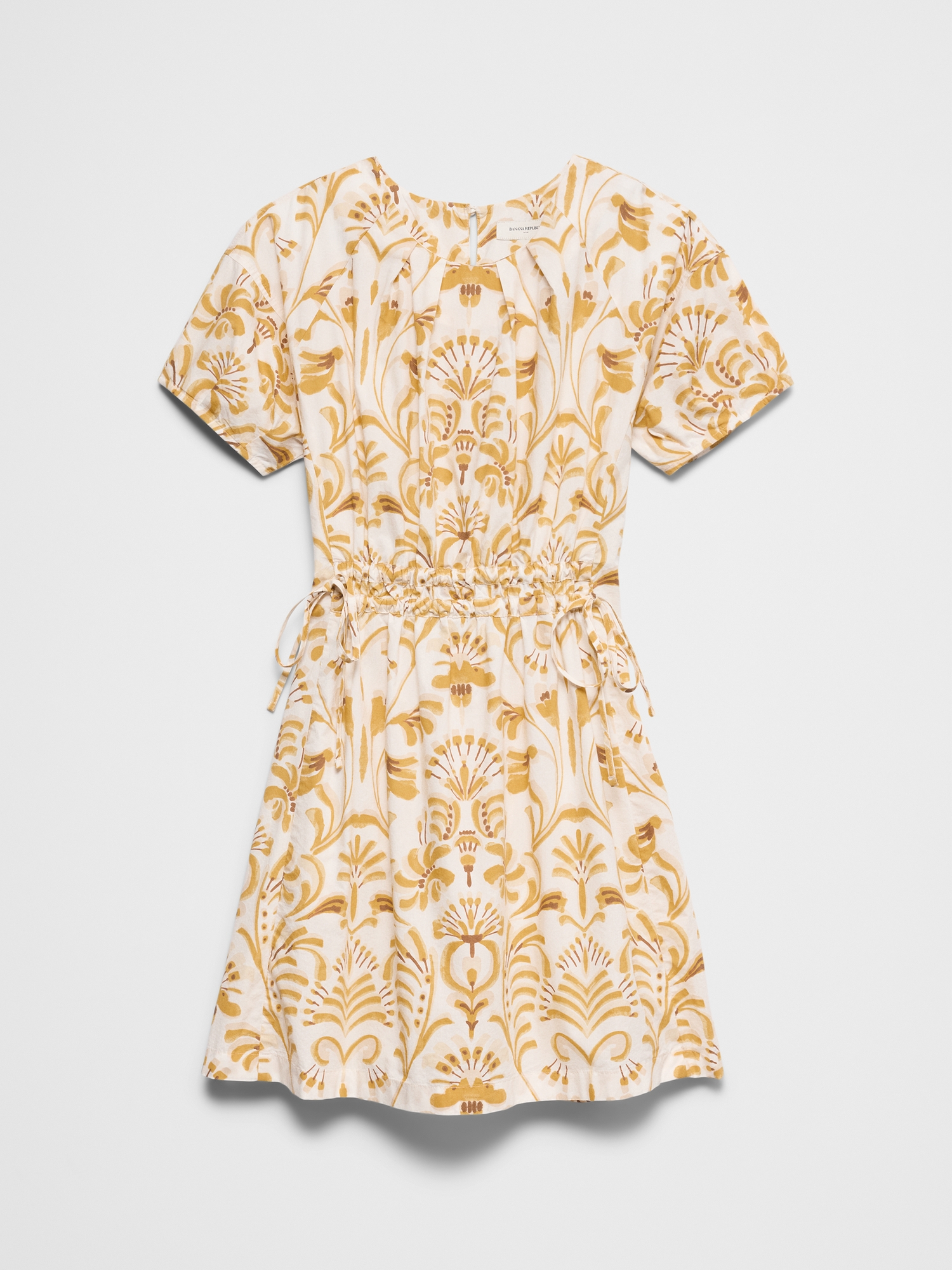 Image number 4 showing, Poplin Pleated Mini Dress