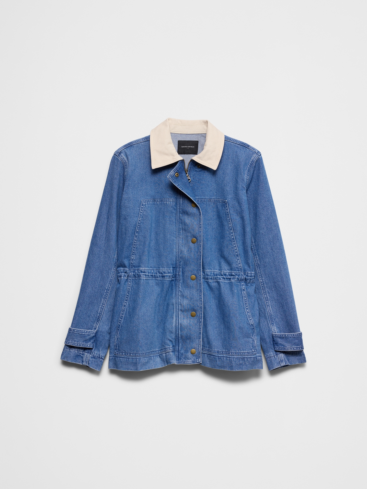 L'image numéro 7 présente Veste utilitaire en toile