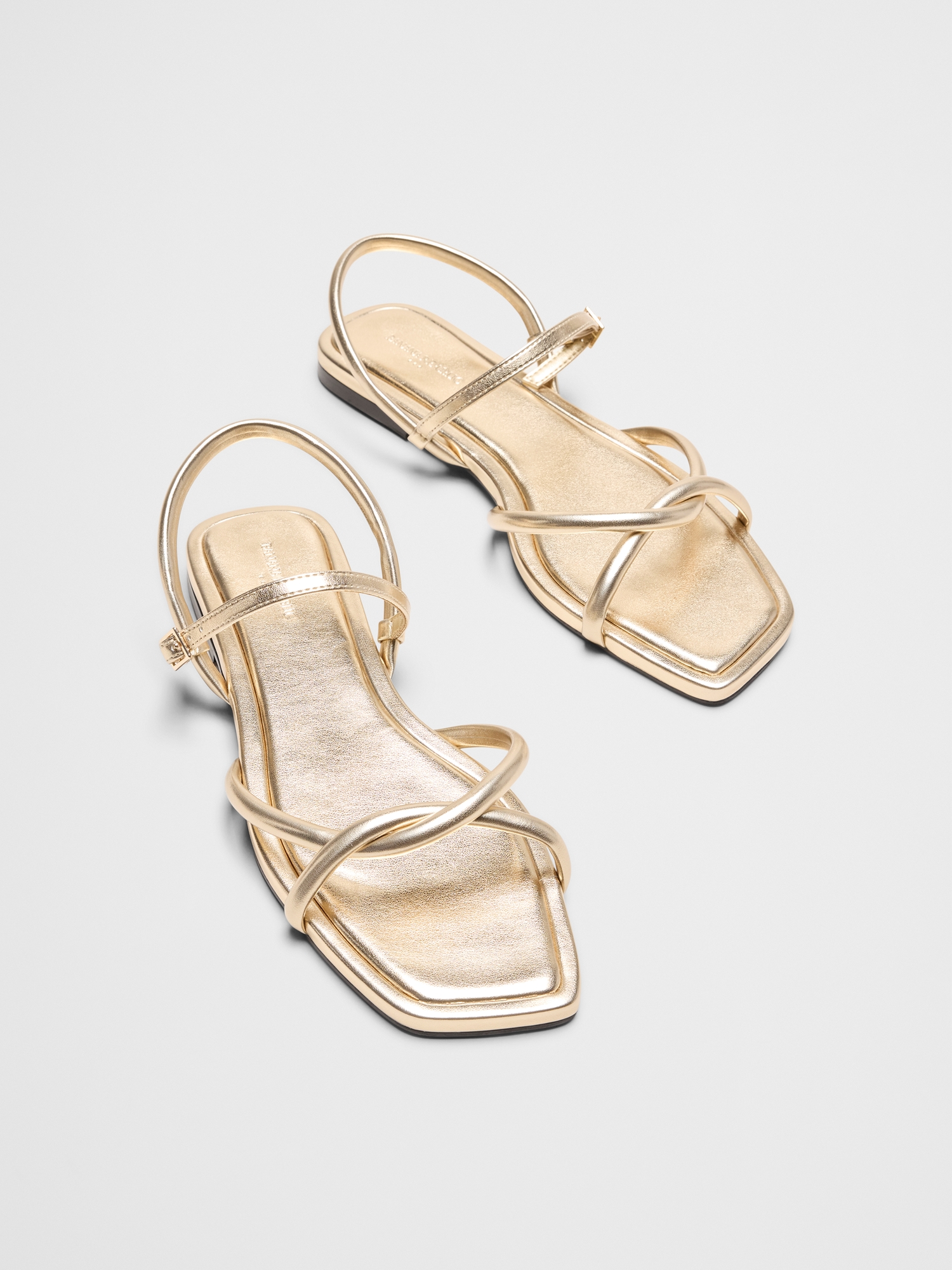Image number 2 showing, Vegan Leather Tubular Strappy Sandal