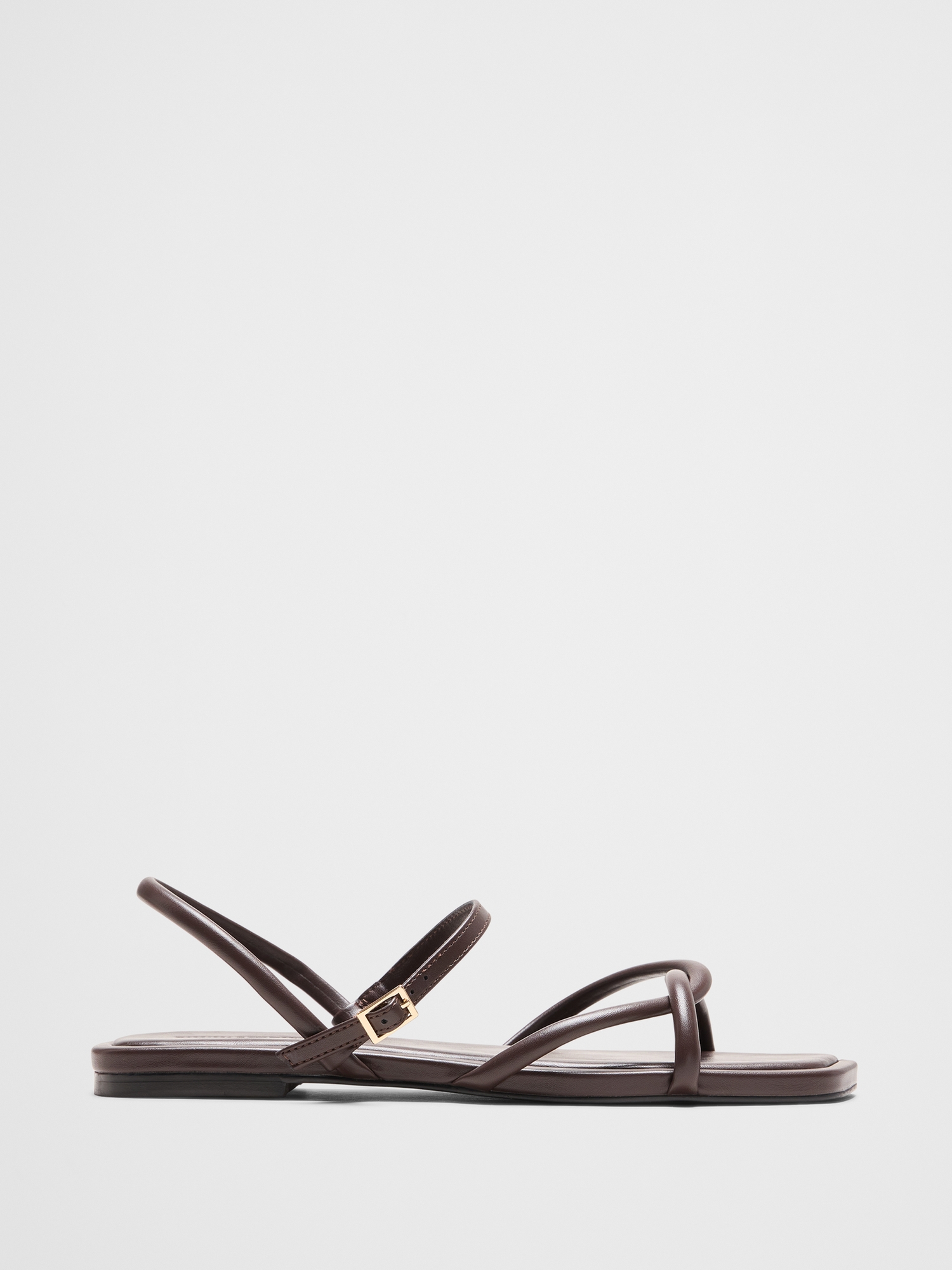 Image number 1 showing, Vegan Leather Tubular Strappy Sandal