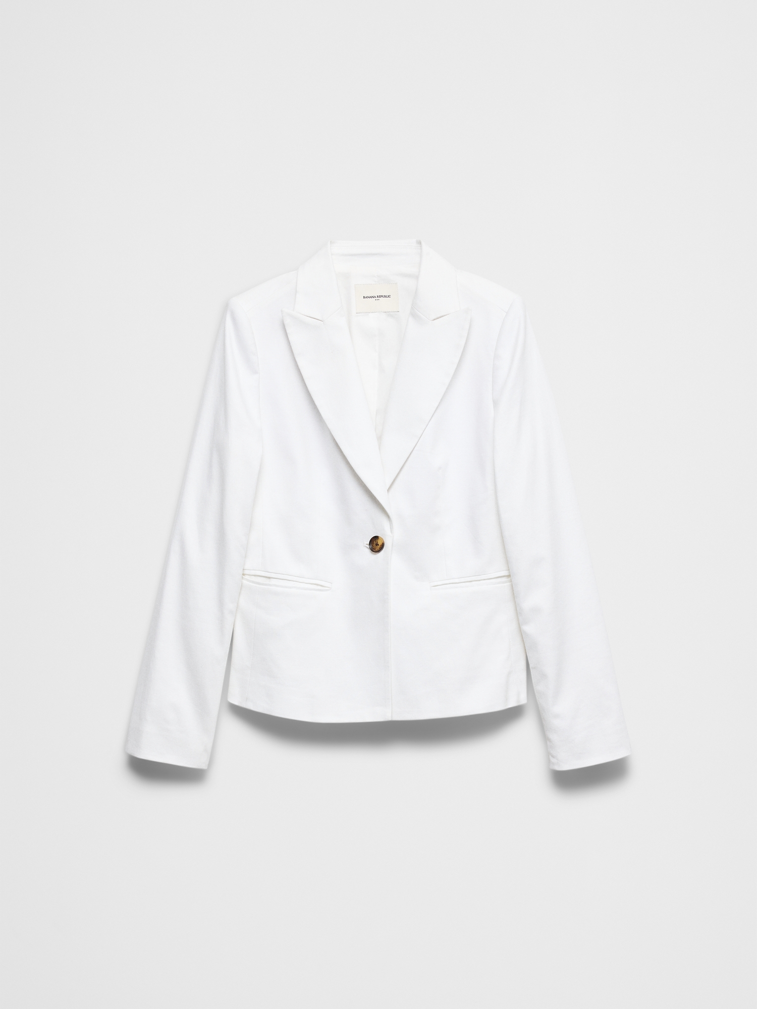 Image number 4 showing, Linen-Blend Tailored Blazer