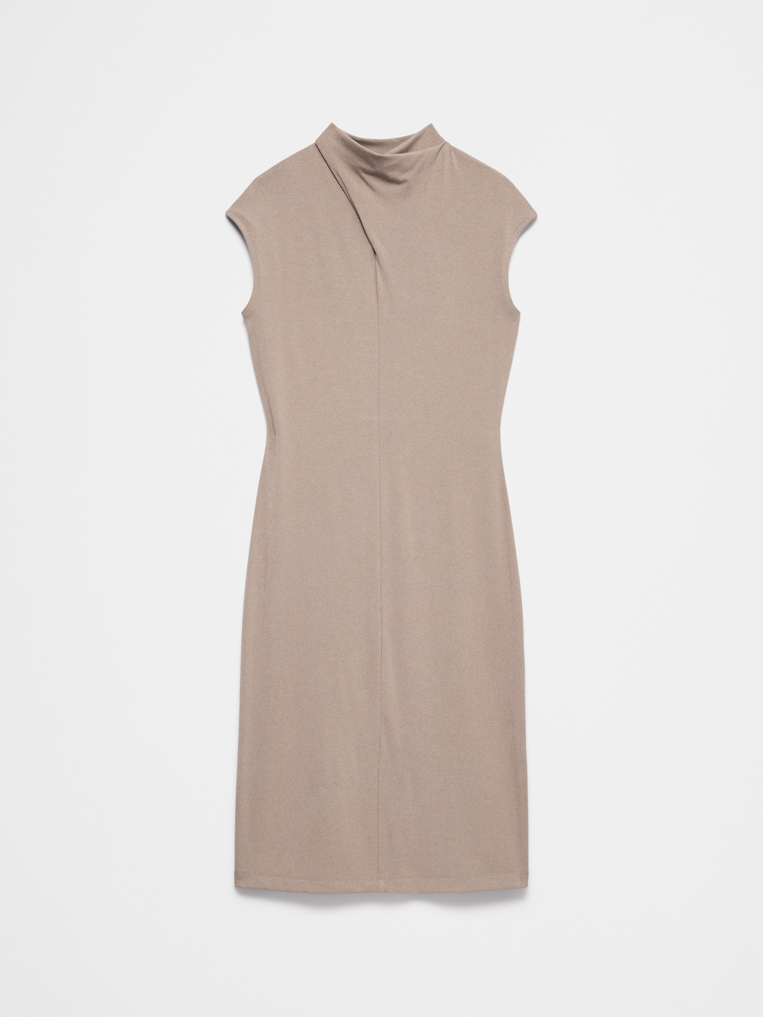 Image number 4 showing, Mock-Neck Midi Dress
