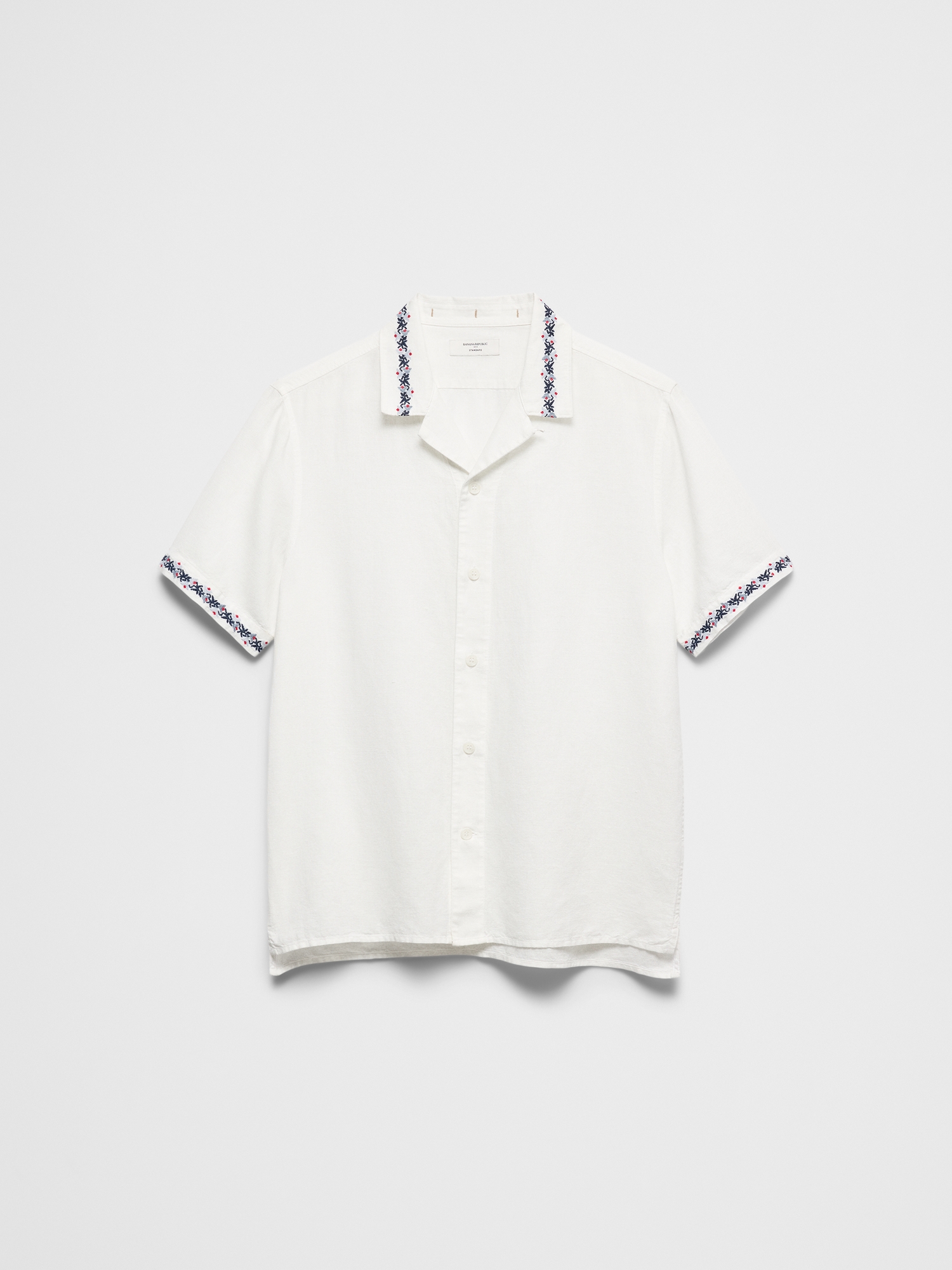 Image number 4 showing, Standard-Fit Embroidered Resort Shirt