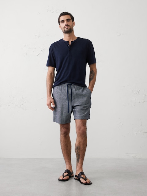 HENLEY COUPE STANDARD EN MÉLANGE DE LIN