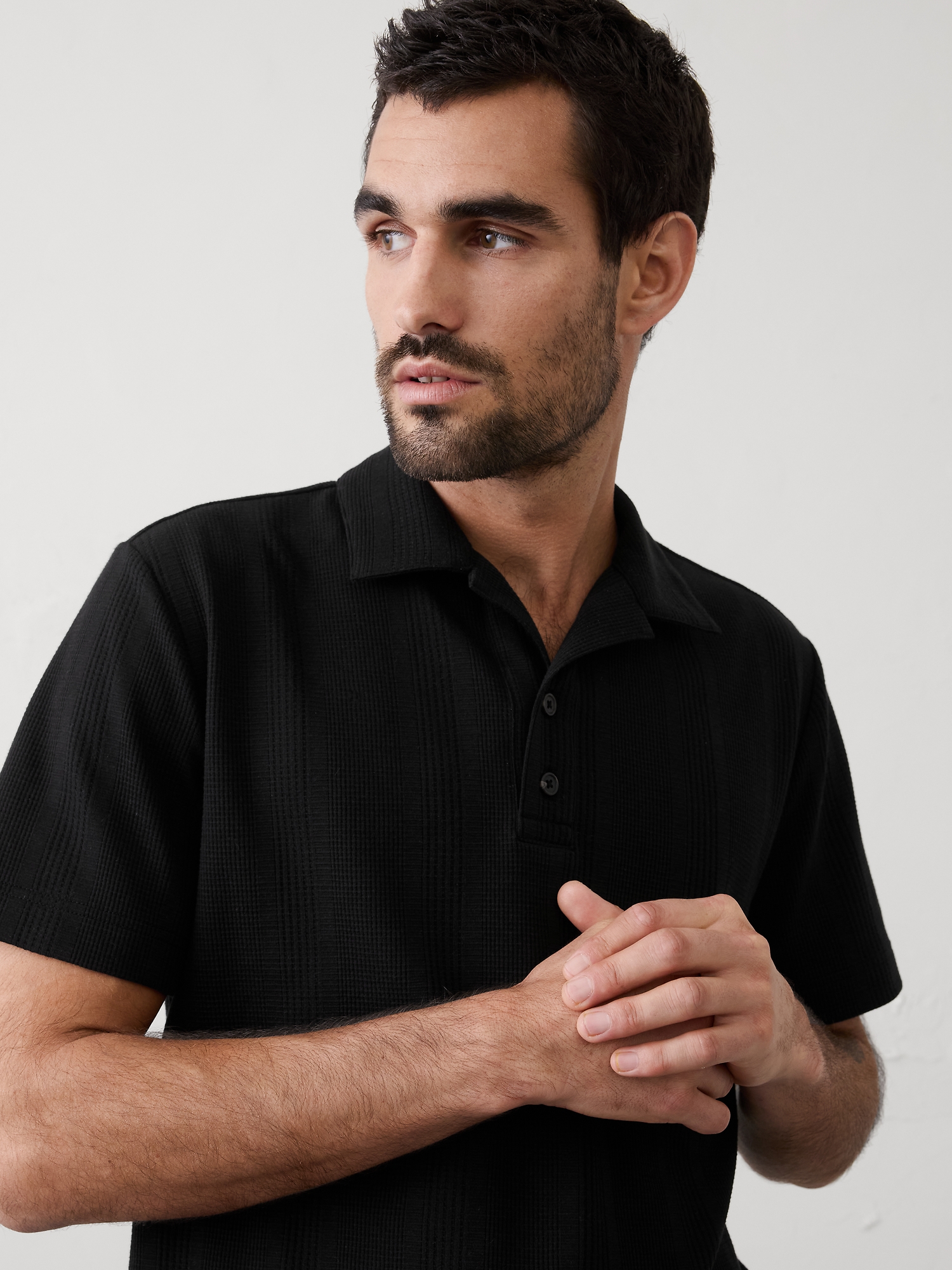 Image number 3 showing, Standard-Fit Textured Polo