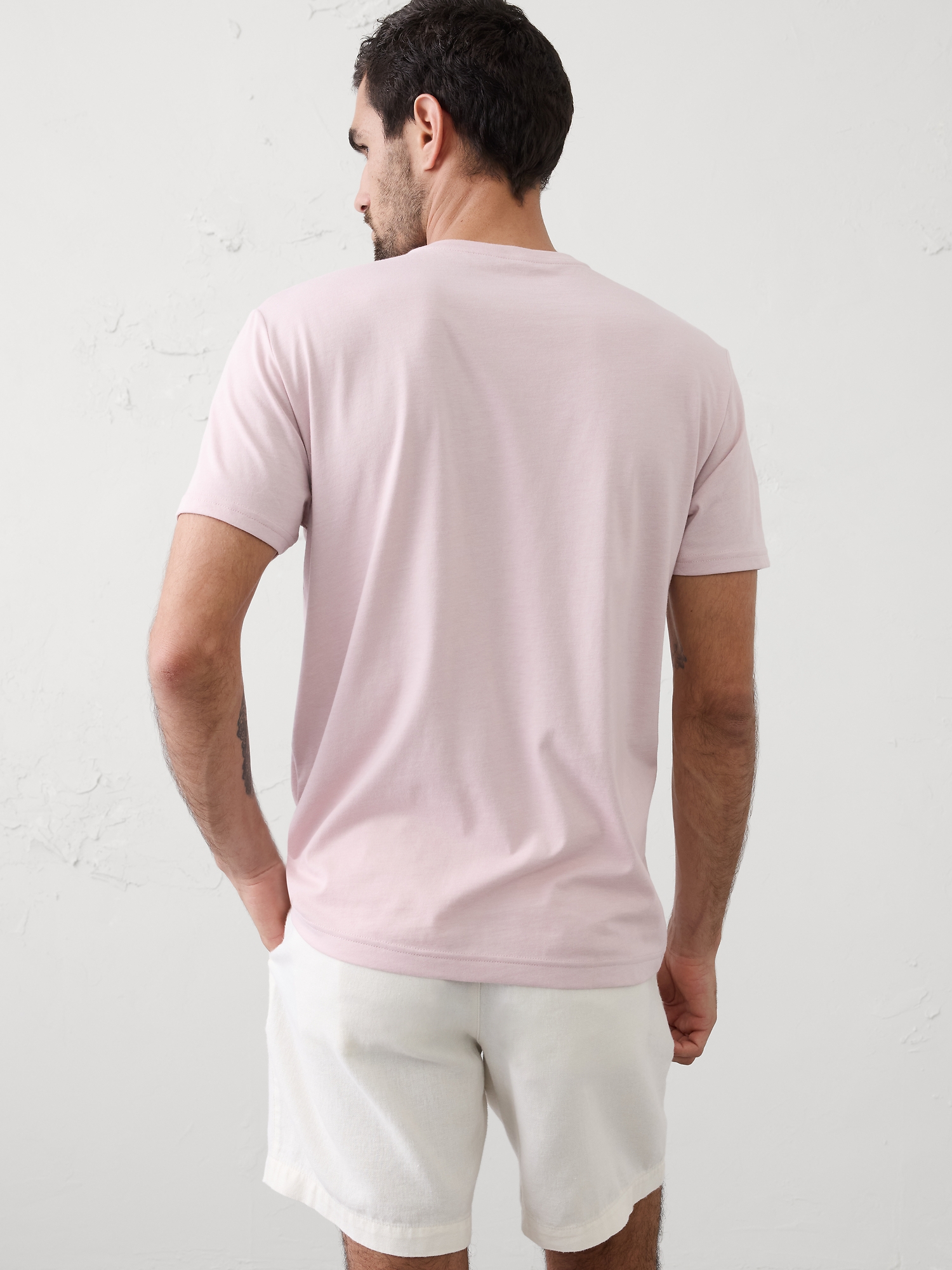 Image number 5 showing, Standard-Fit Premium Wash V-Neck Shirt