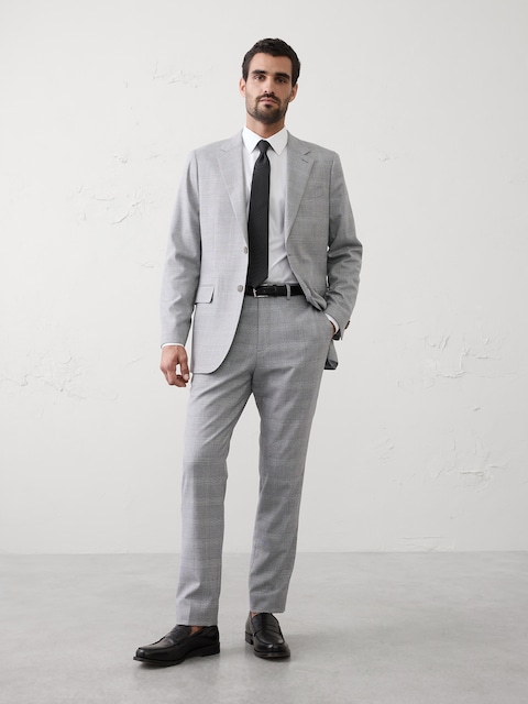 Glen Plaid Suit Trouser