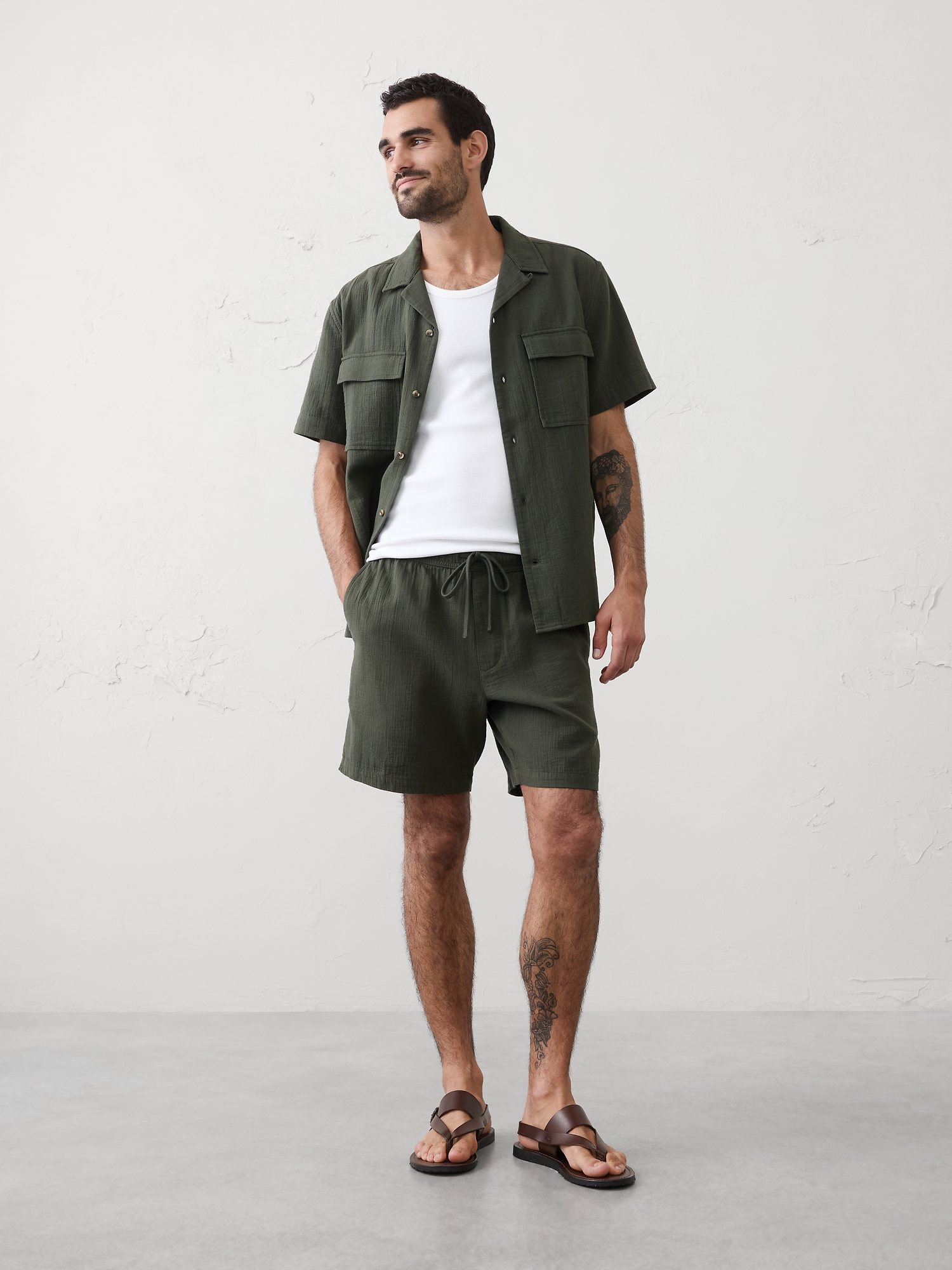 Standard-Fit 7" Double Weave Deck Short