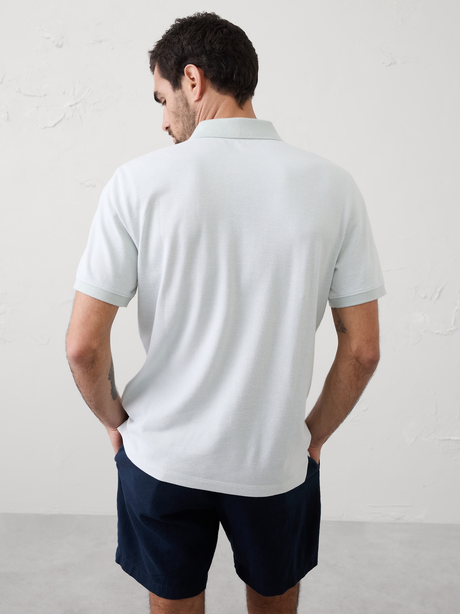 Image number 2 showing, Standard-Fit Pique Polo