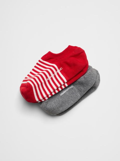 SOCQUETTES À RAYURES POUR FEMME (PAQUET DE 2 PAIRES)