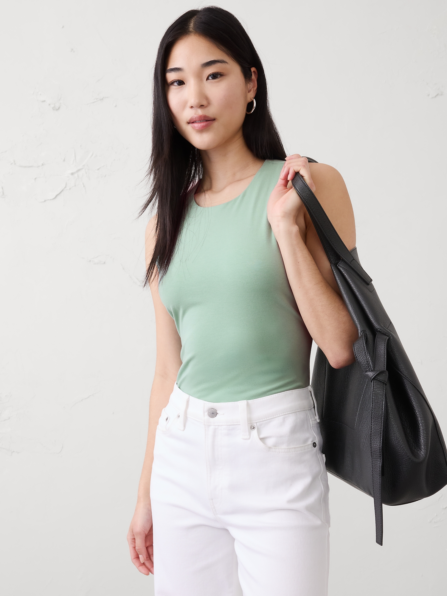 Image number 1 showing, Soft Stretch Racer Tank