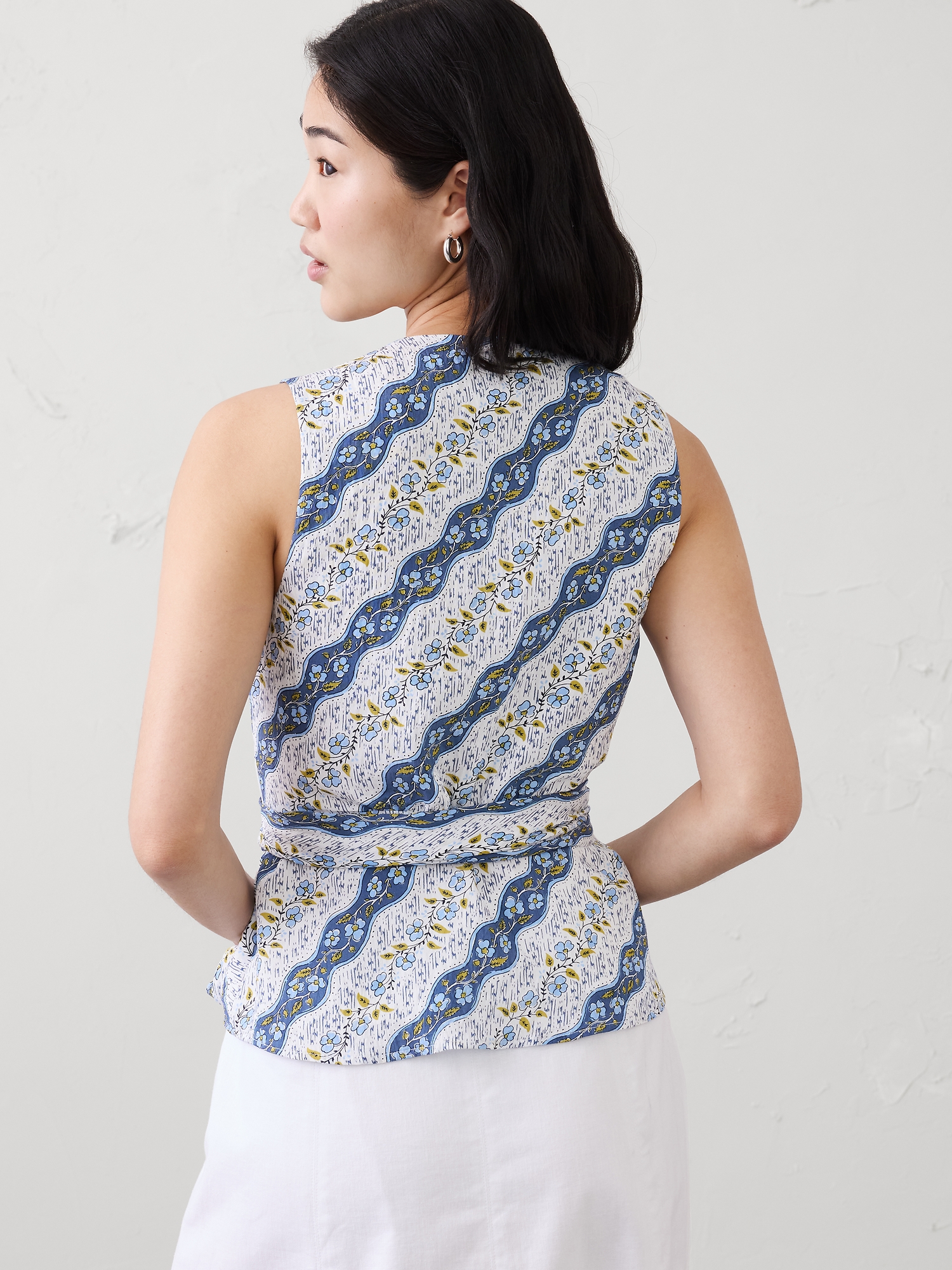 Image number 2 showing, Wrapped V-Neck Top