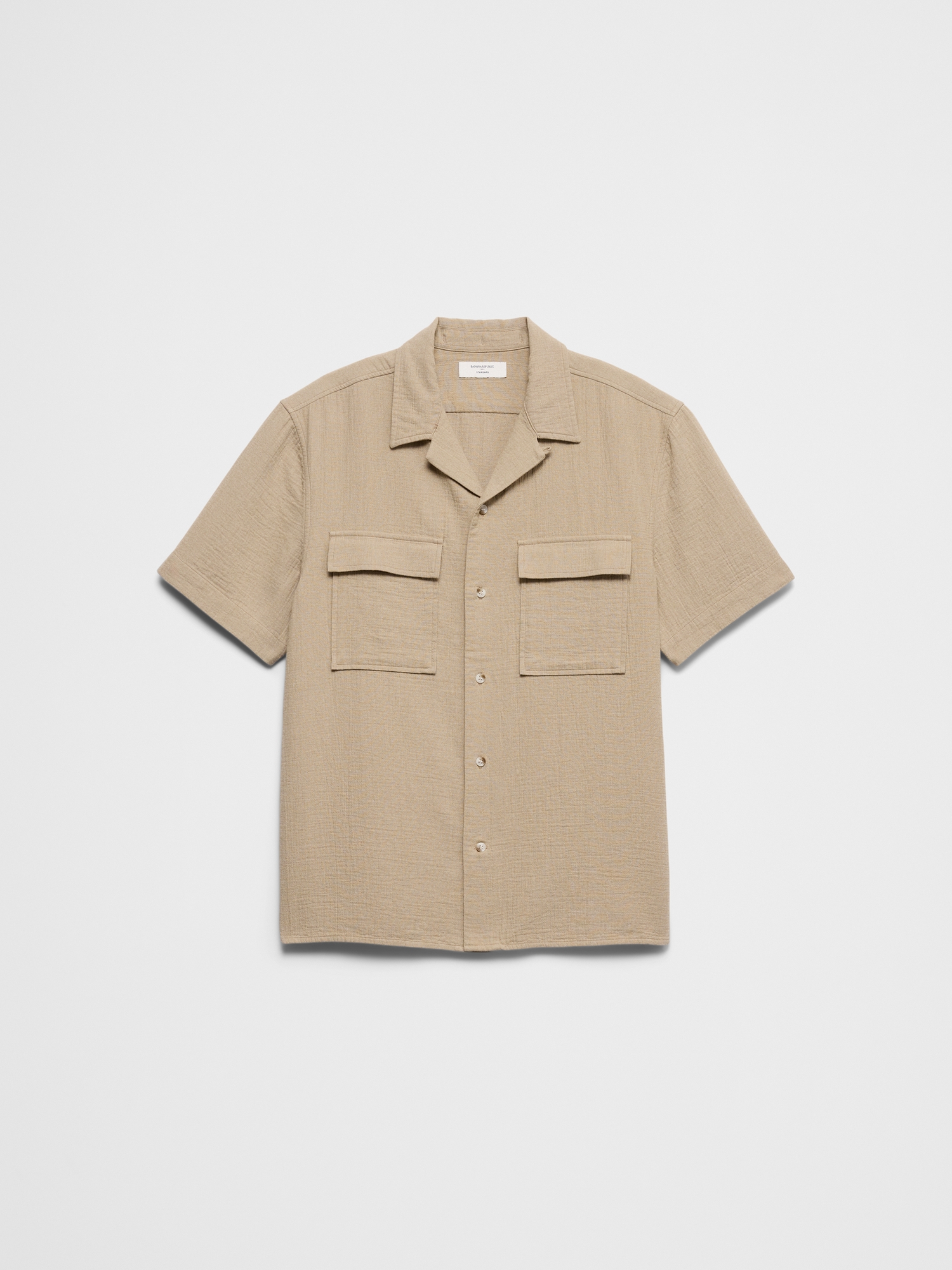 Image number 4 showing, Standard-Fit Double Weave Resort Shirt