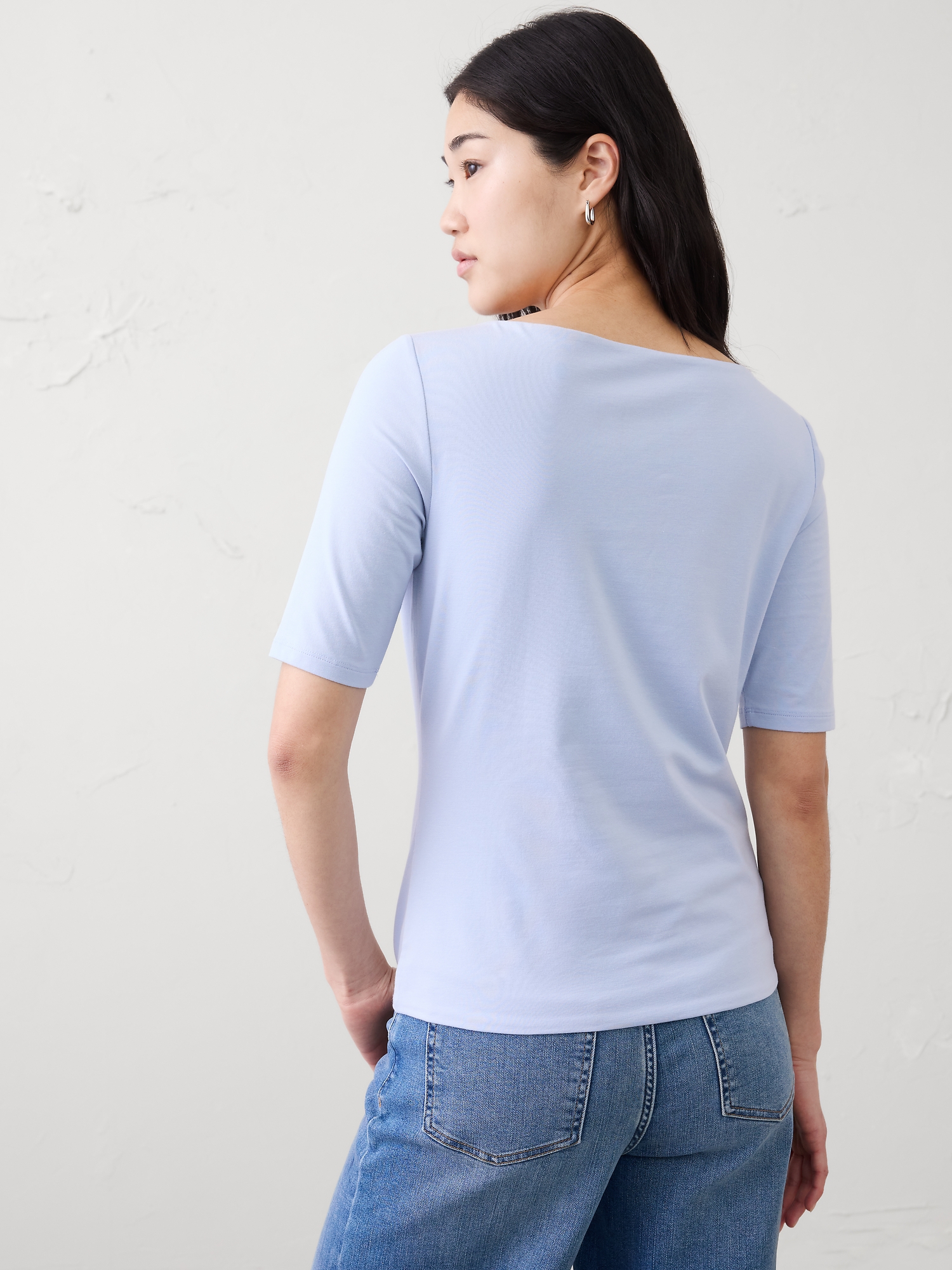 Image number 8 showing, Soft Stretch Elbow-Sleeve Top