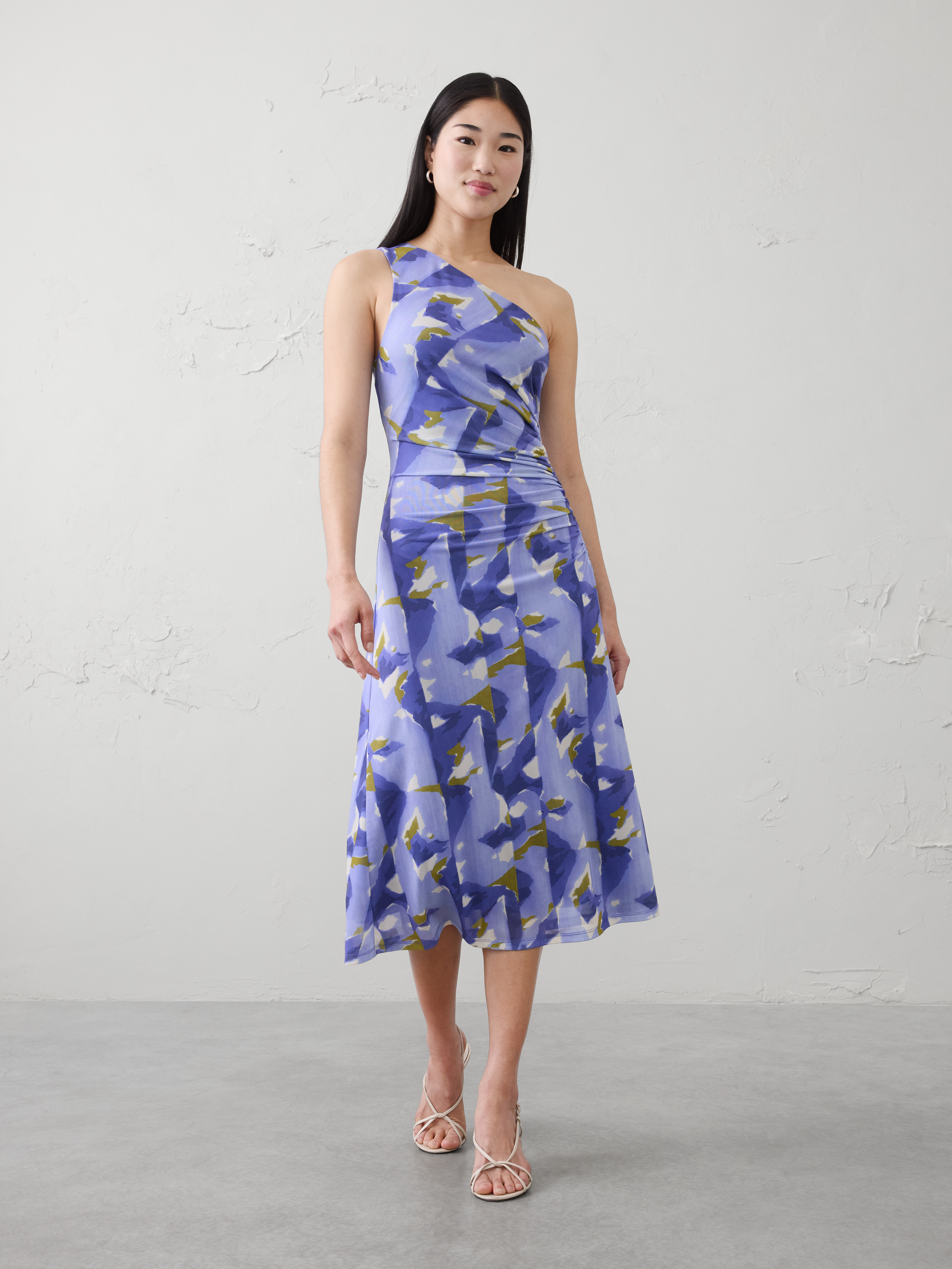 banana republic radiant one-shoulder dress One-Shoulder Midi Dress