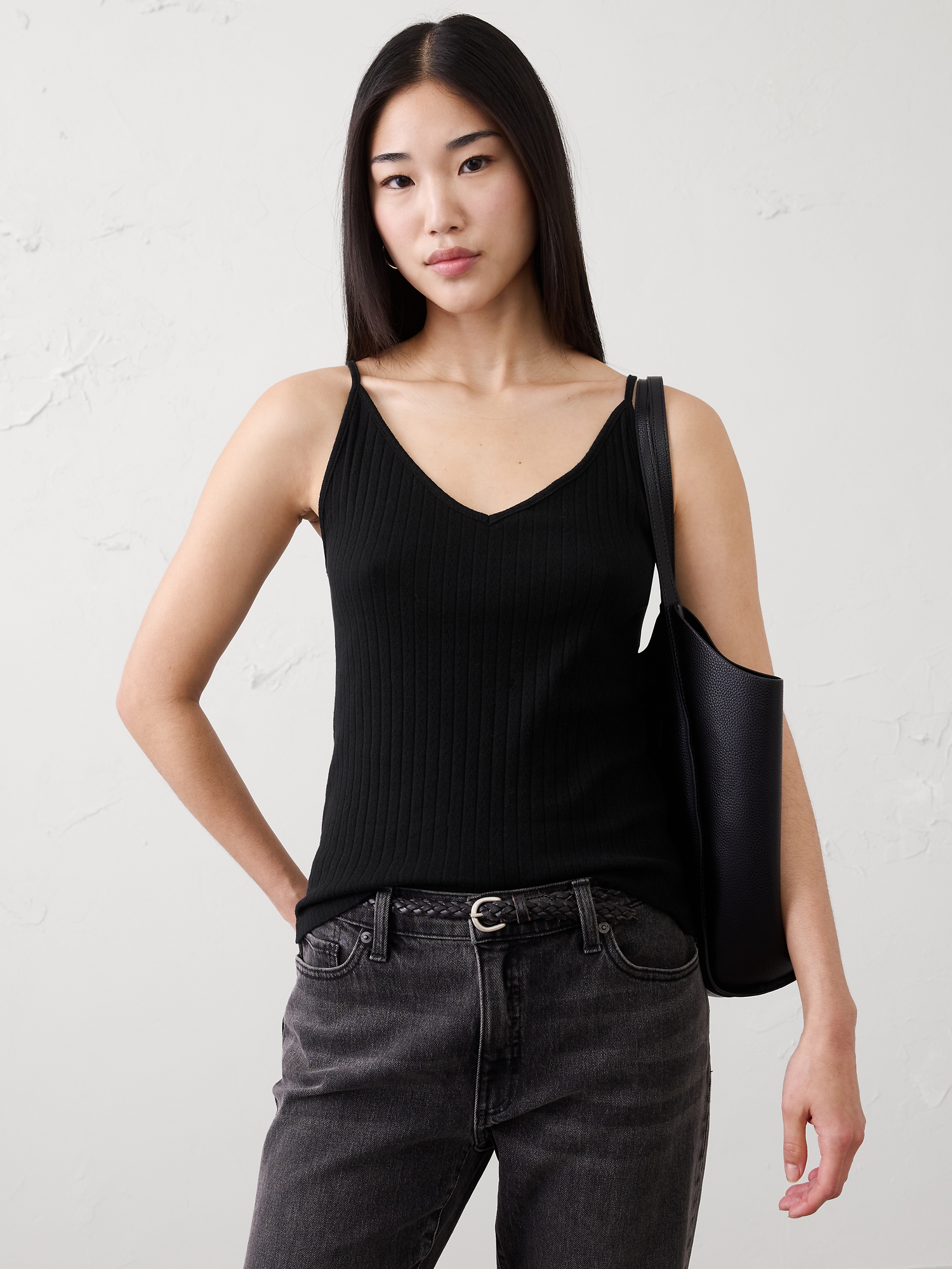 Image number 1 showing, Pointelle Camisole