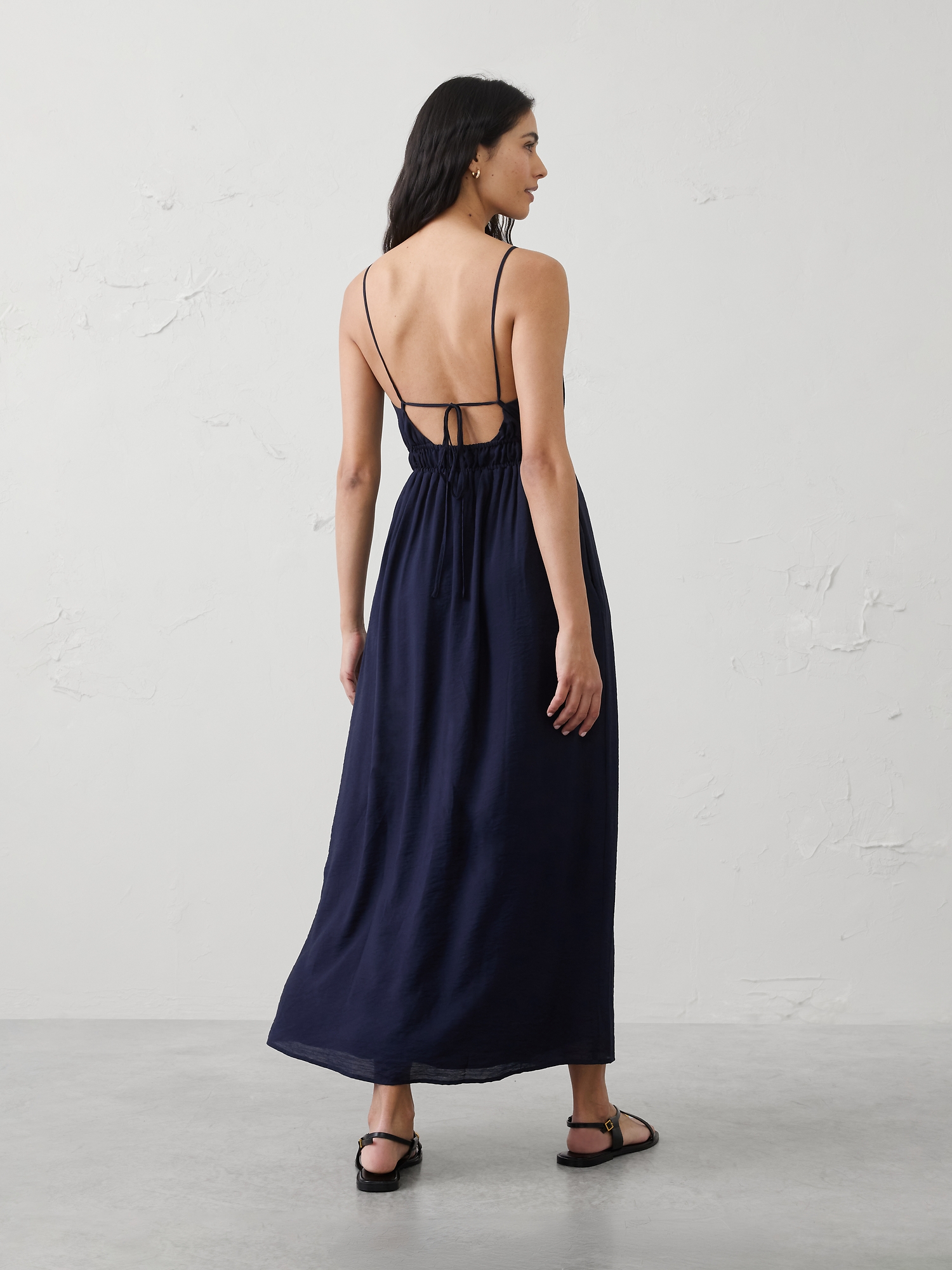 Image number 2 showing, Open-Back Tie Maxi Dress