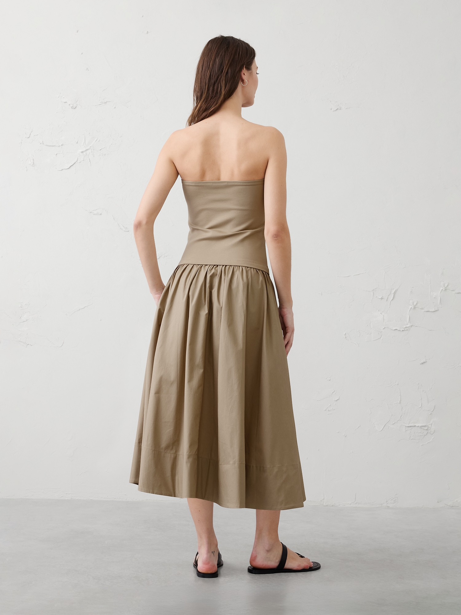 Image number 2 showing, Strapless Midi Dress