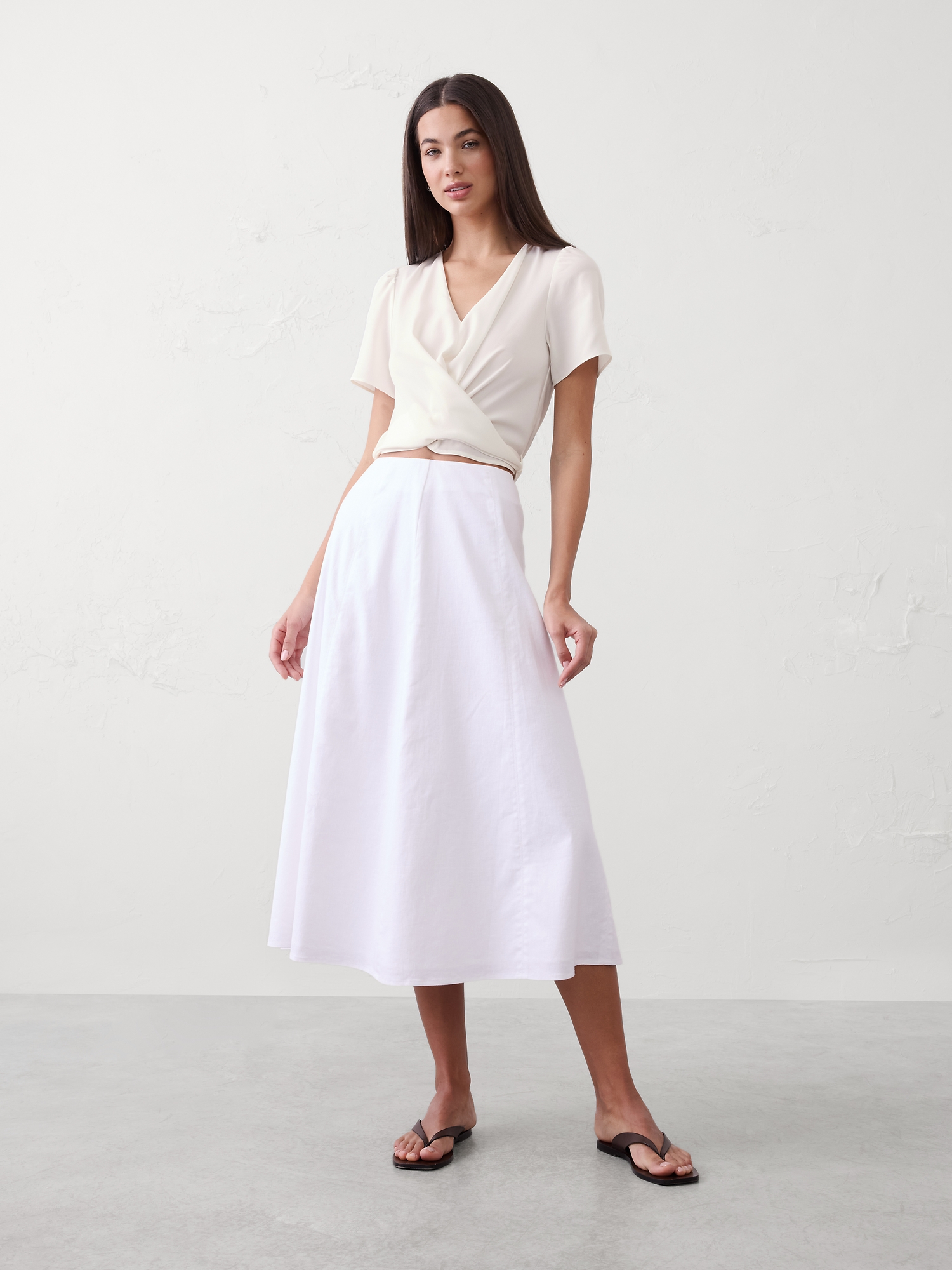 Image number 1 showing, Tied Cropped Top