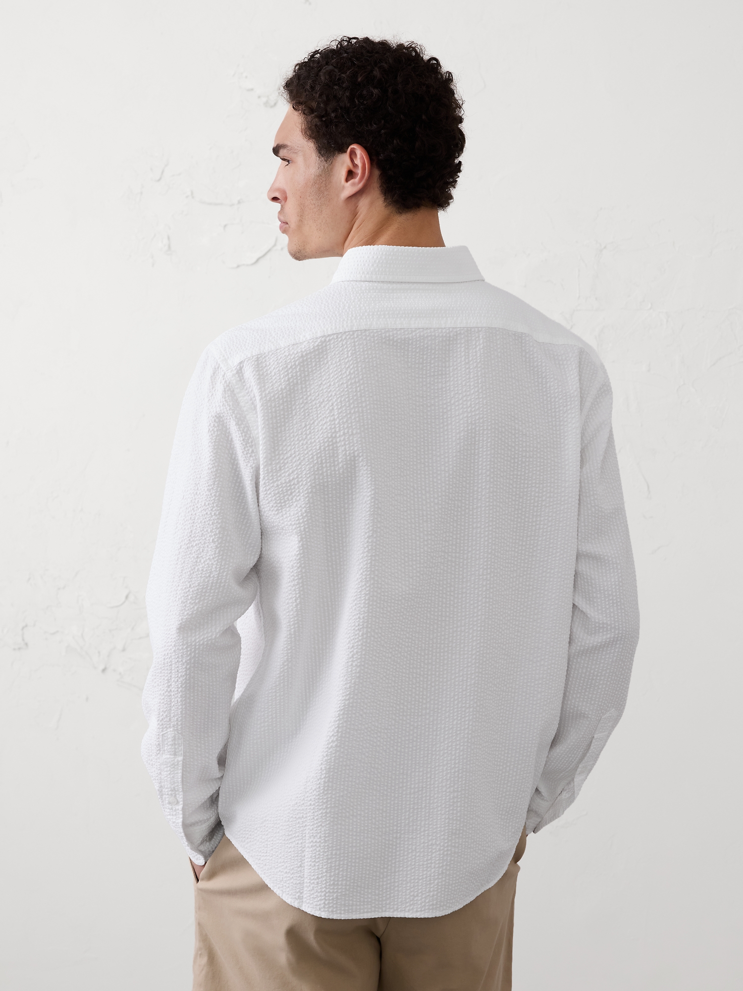 Image number 2 showing, Standard-Fit Seersucker Shirt