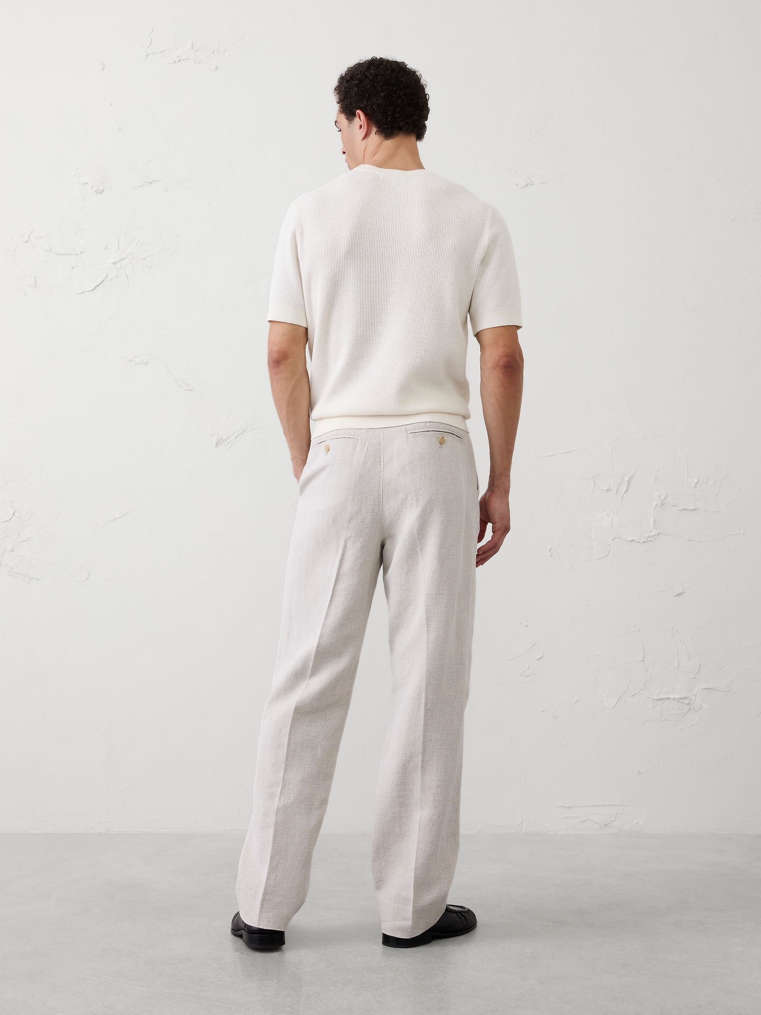Image number 2 showing, Relaxed-Fit Wide-Leg Linen-Blend Pant