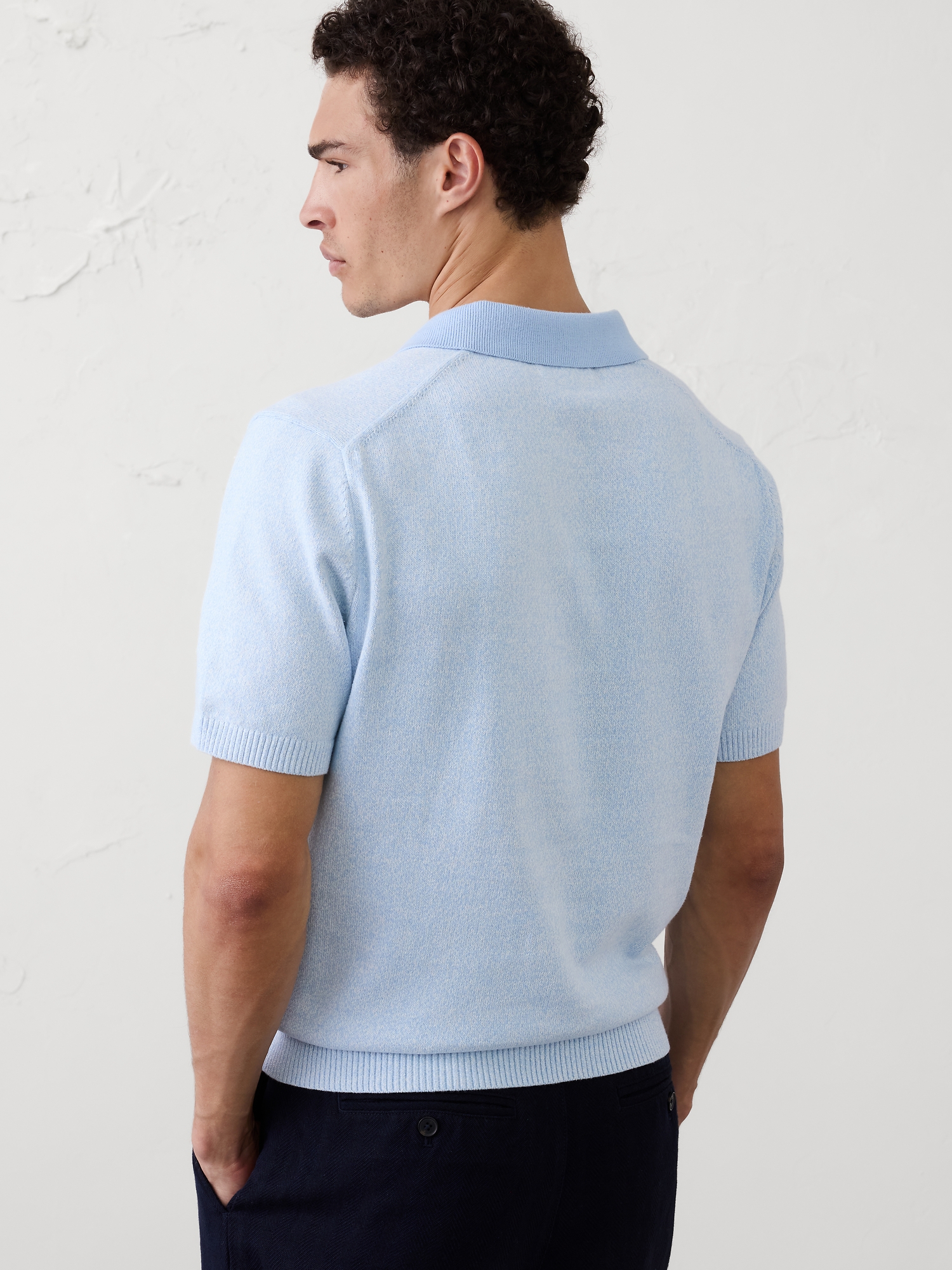 Image number 2 showing, Johnny Collar Marled Polo