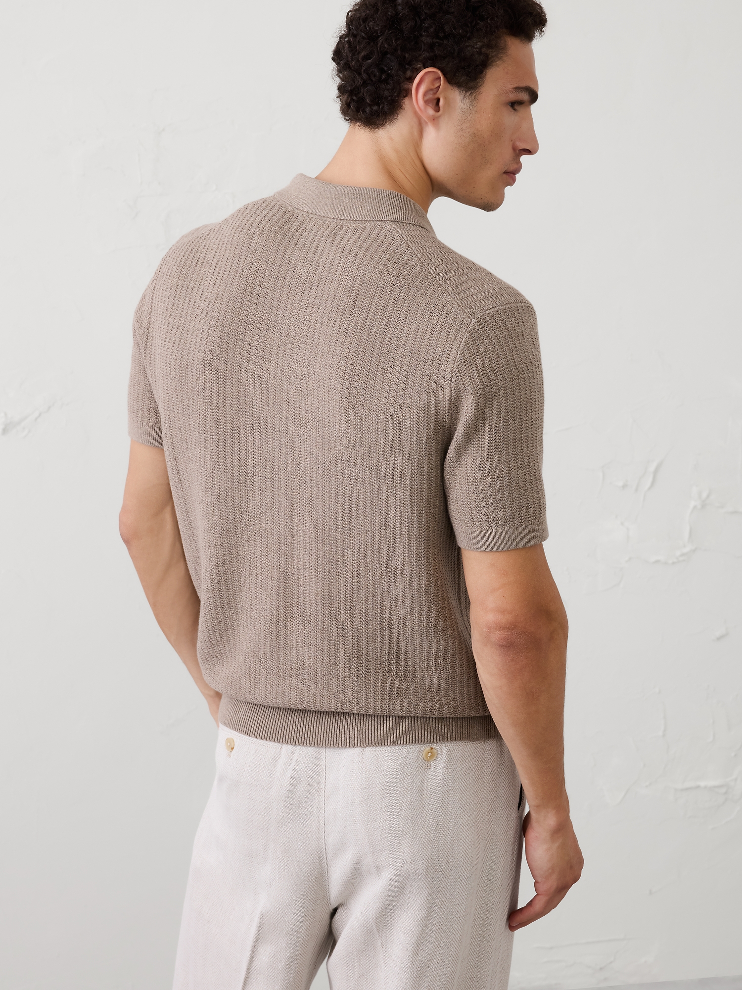 Image number 2 showing, Textured Sweater Polo