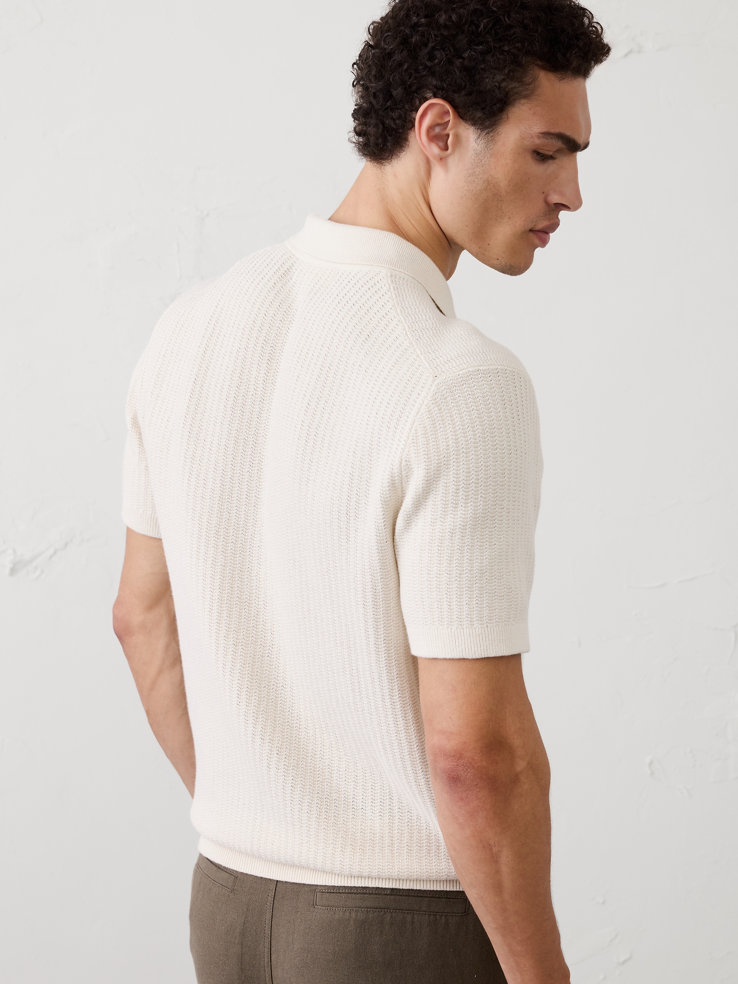 Image number 5 showing, Textured Sweater Polo