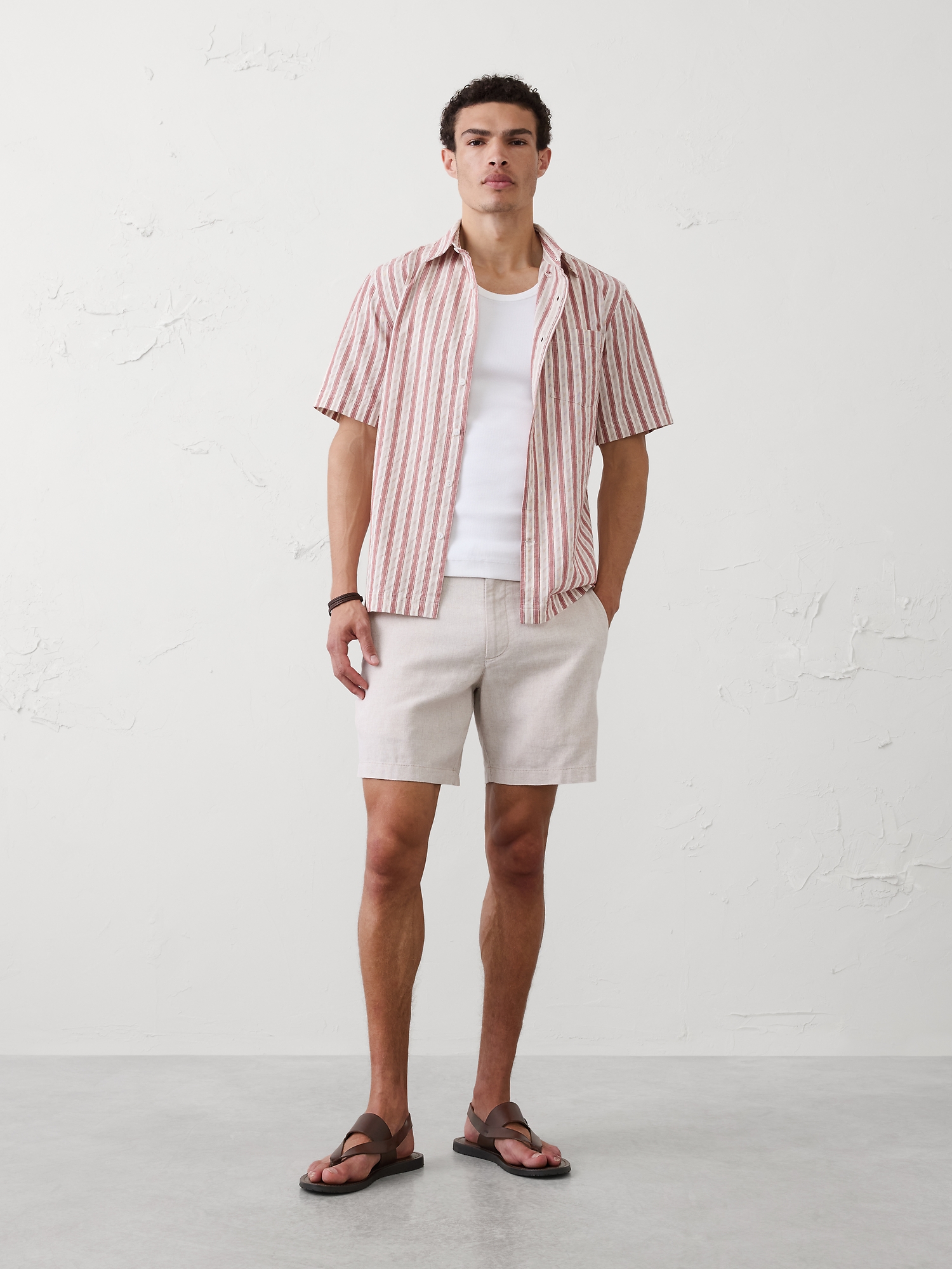 Image number 1 showing, Standard-Fit Seersucker Shirt