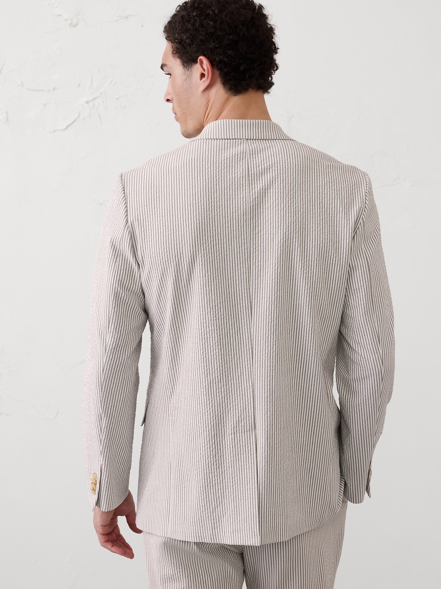 Image number 2 showing, Seersucker Suit Jacket