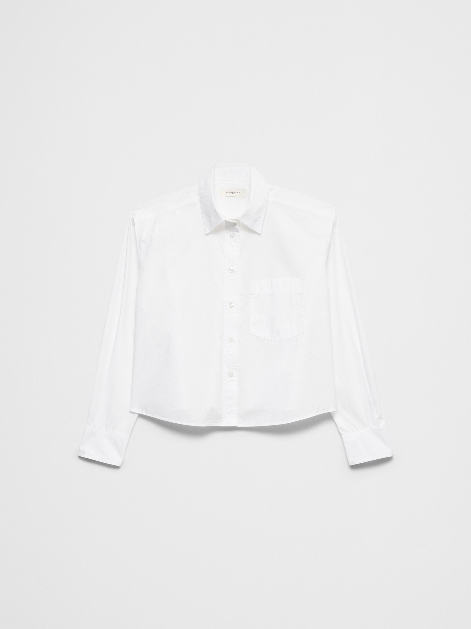 Image number 4 showing, Cotton Cropped Shirt