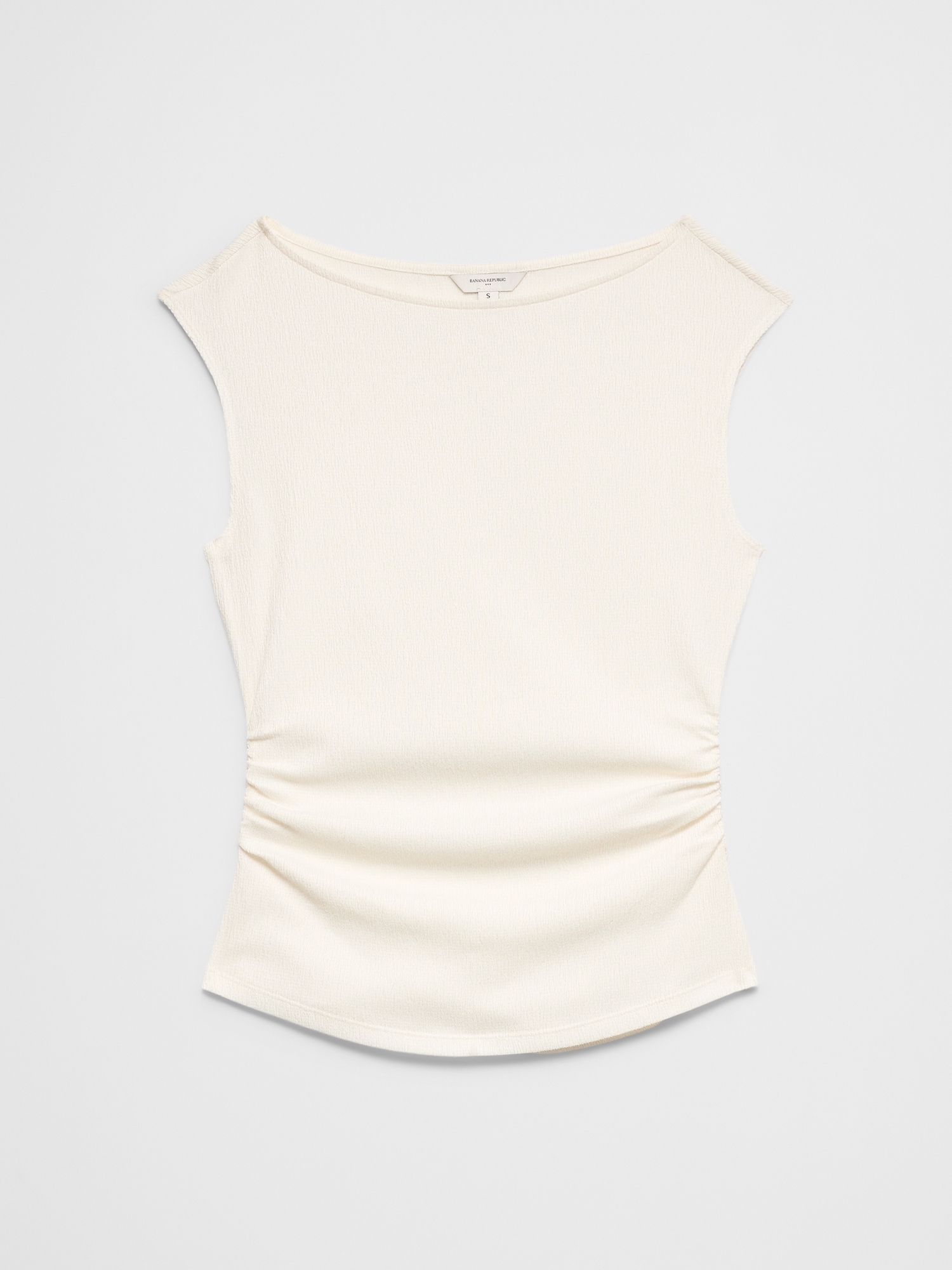 L'image numéro 4 présente Haut texturé à fronces