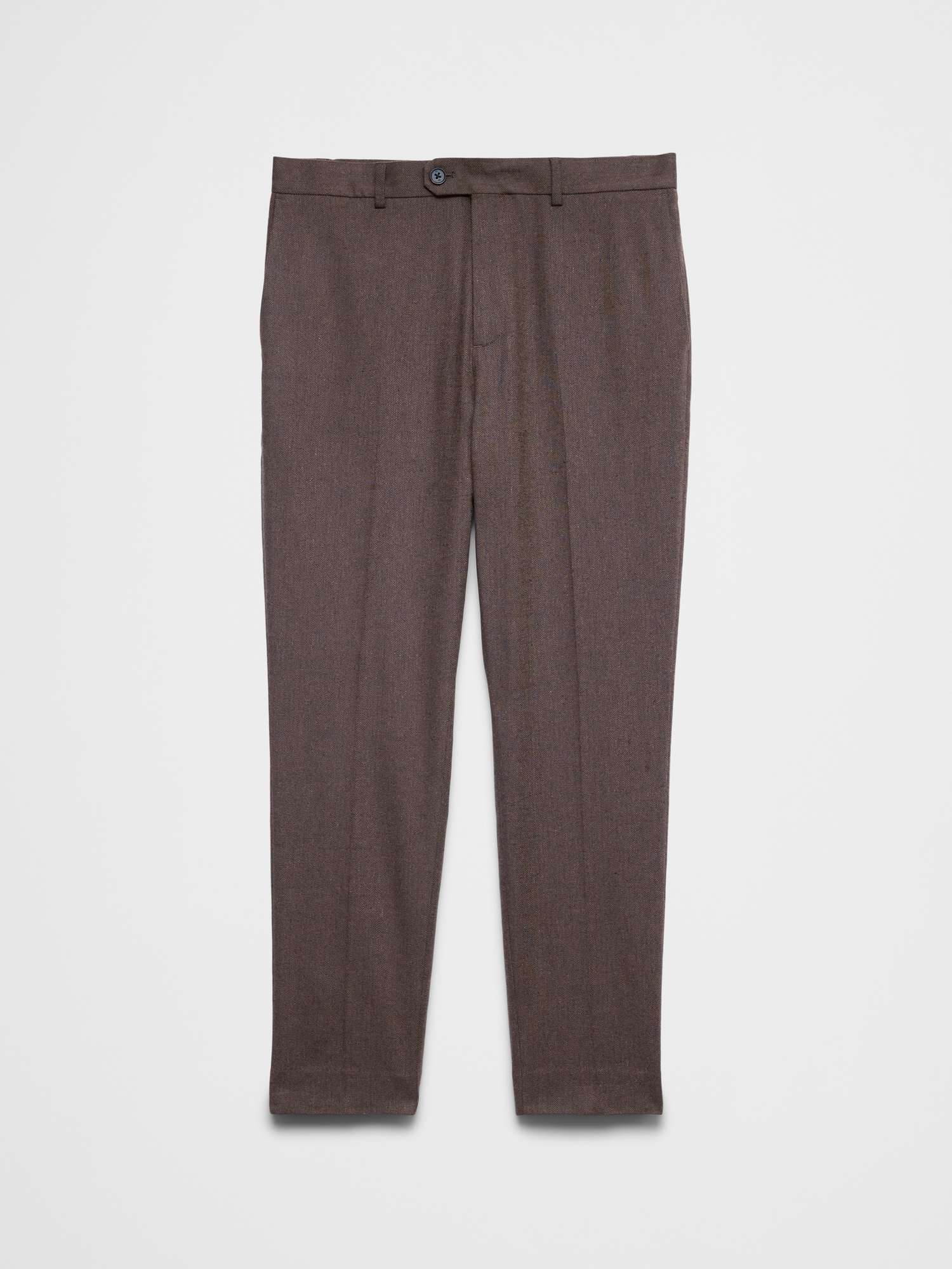 Image number 4 showing, Linen-Blend Herringbone Suit Trouser