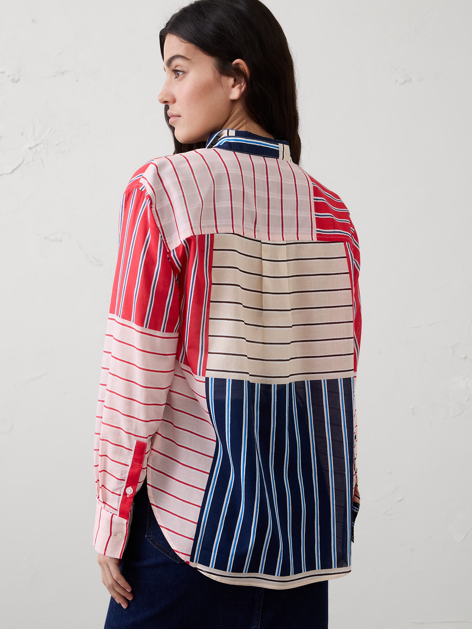 Image number 2 showing, Striped Voile Shirt