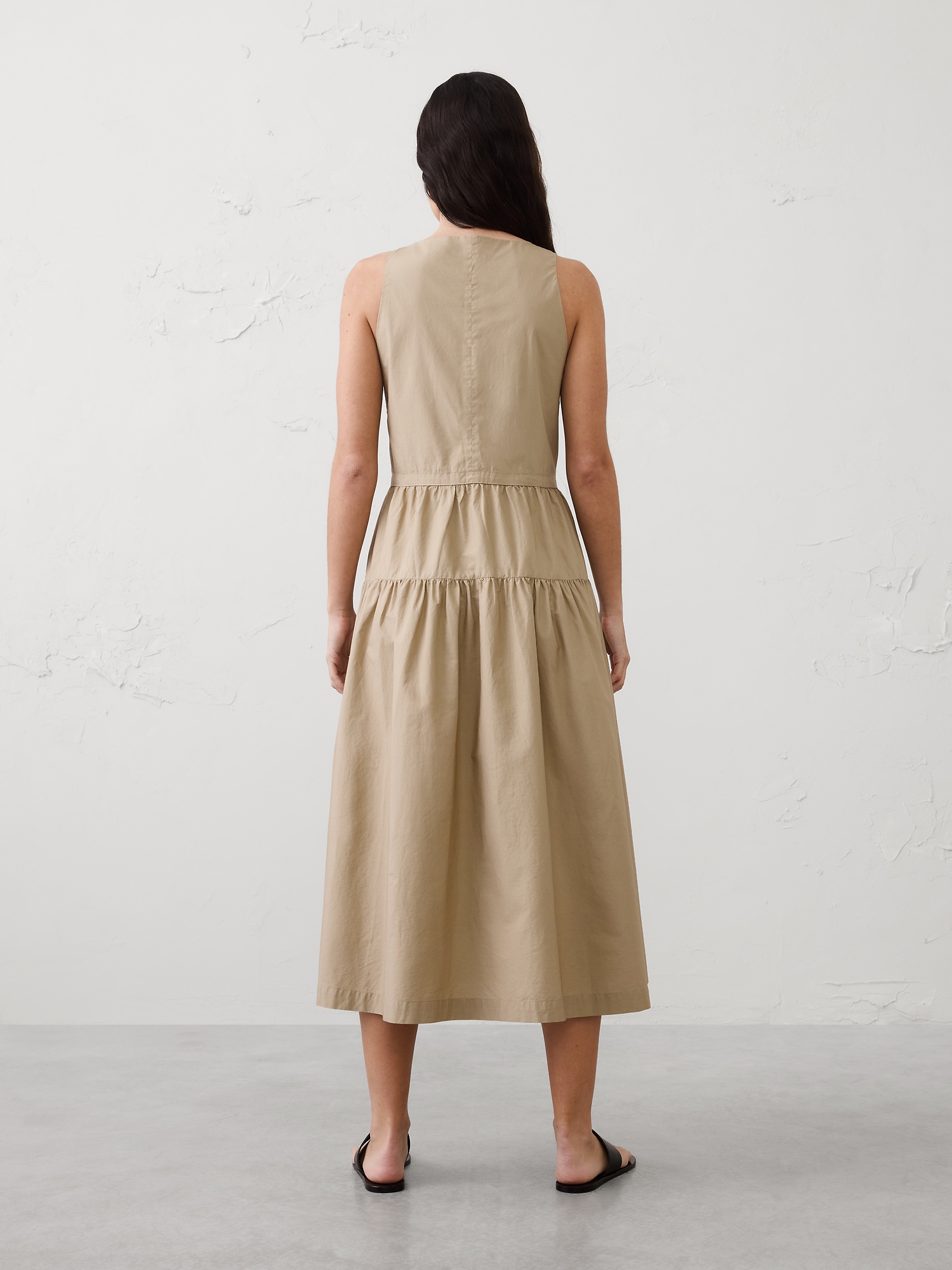 Image number 2 showing, Dropped-Waist Midi Dress