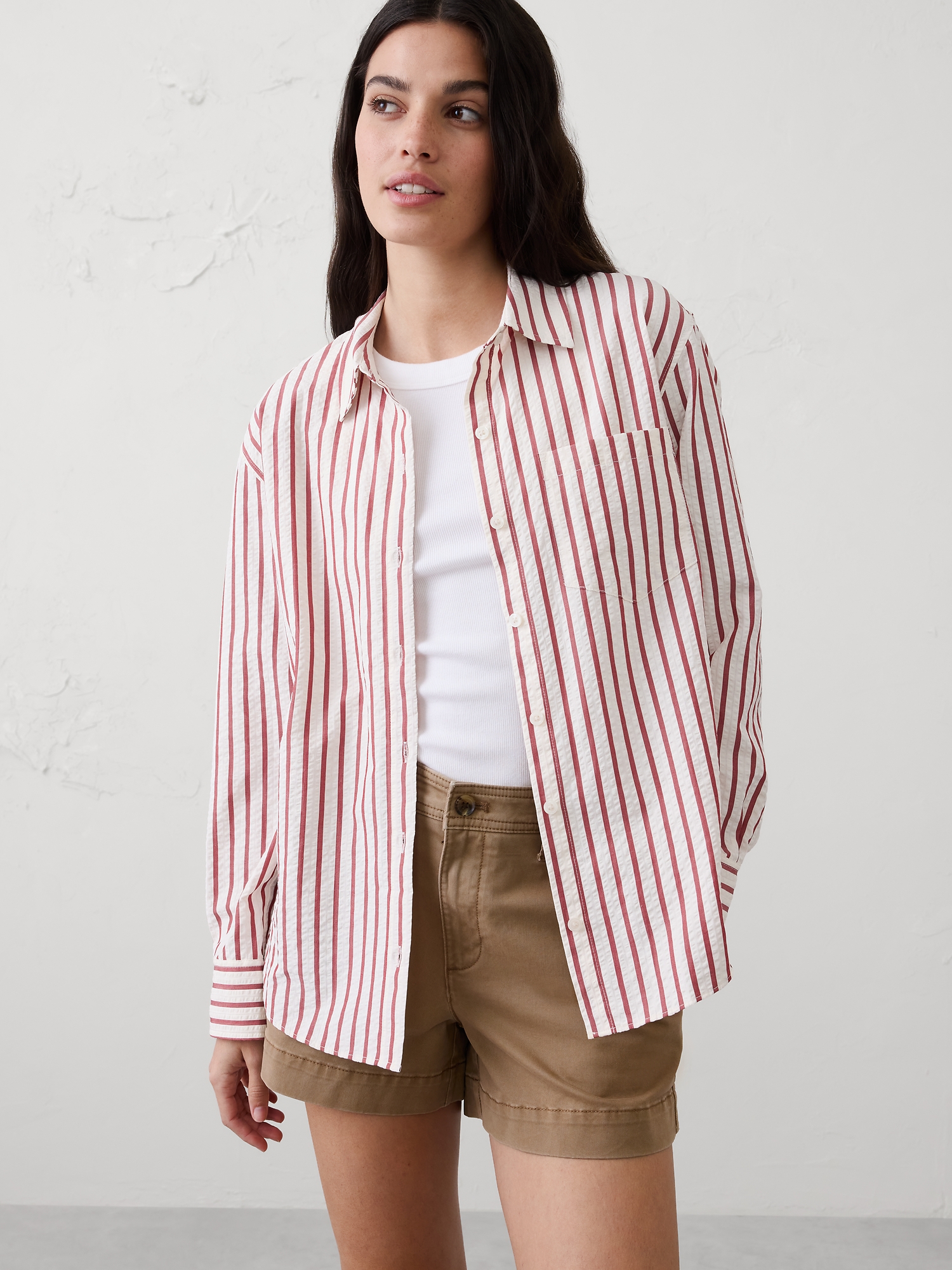 Image number 1 showing, Seersucker Shirt