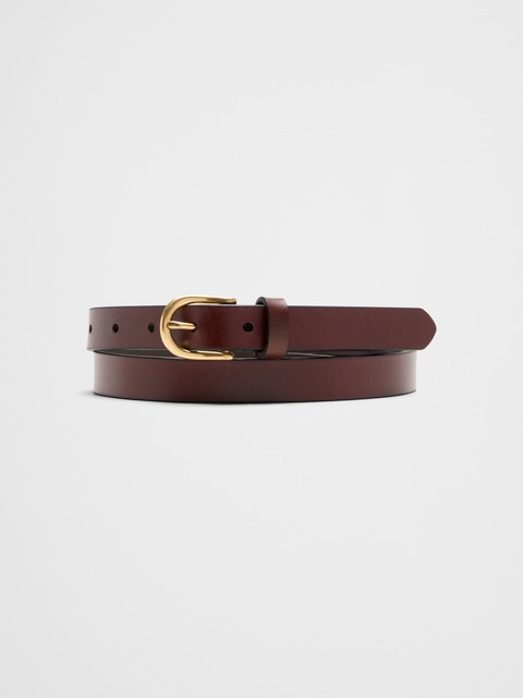 Skinny Leather Trouser Belt