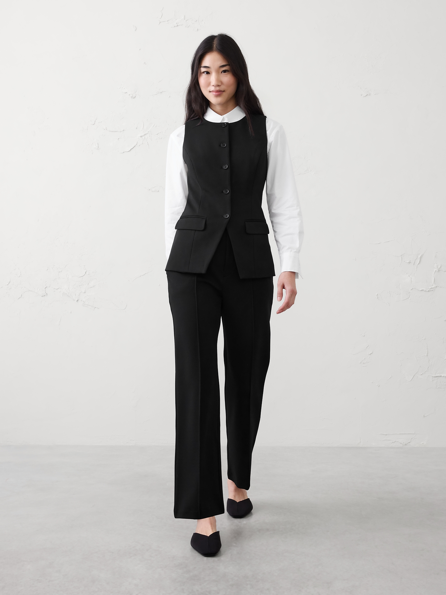 Image number 1 showing, Long Ponte Cutaway Vest