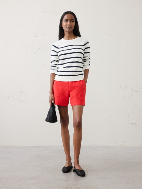 Anyday High-Rise Gauze Short